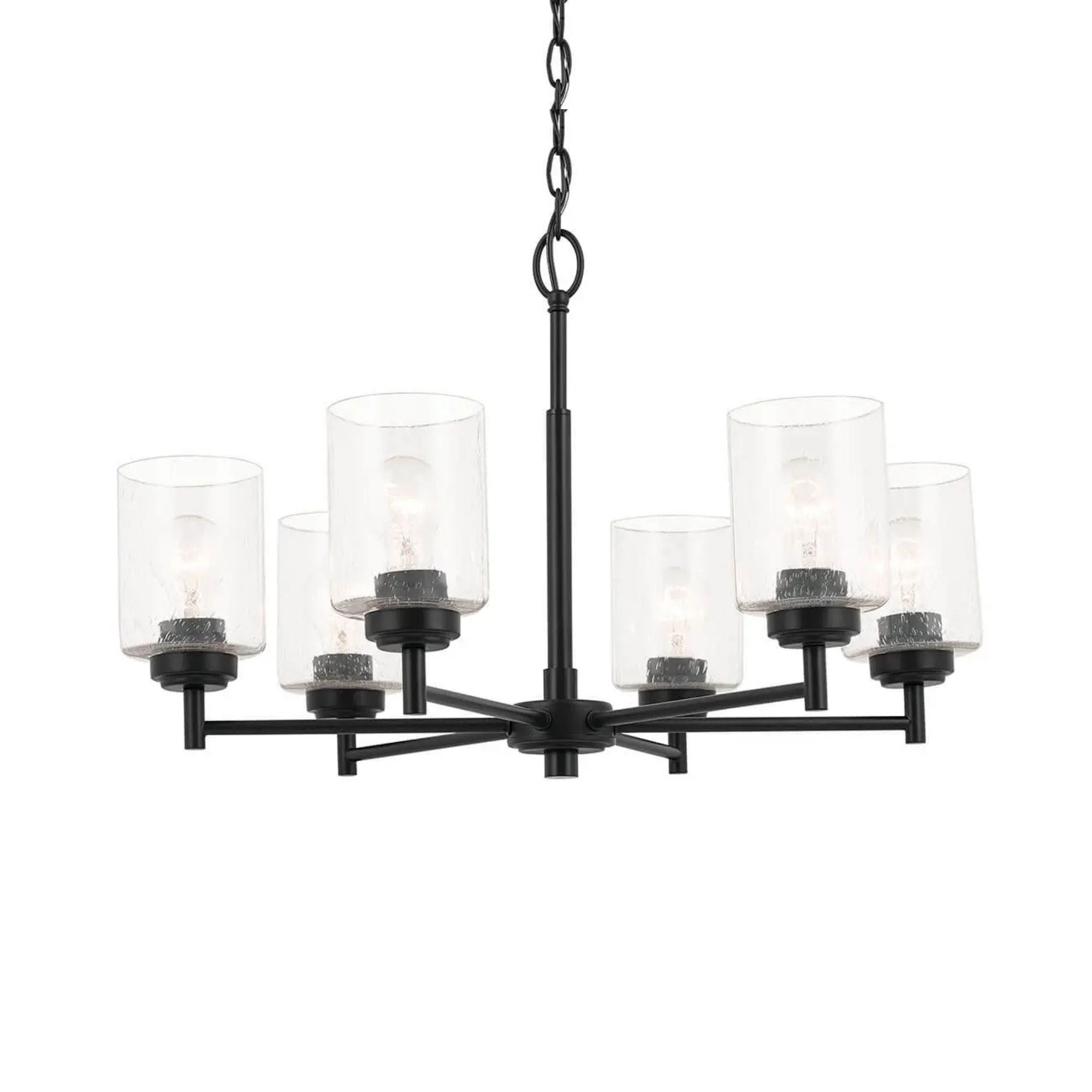 Winslow 26 in. 6-Light Chandelier, Black