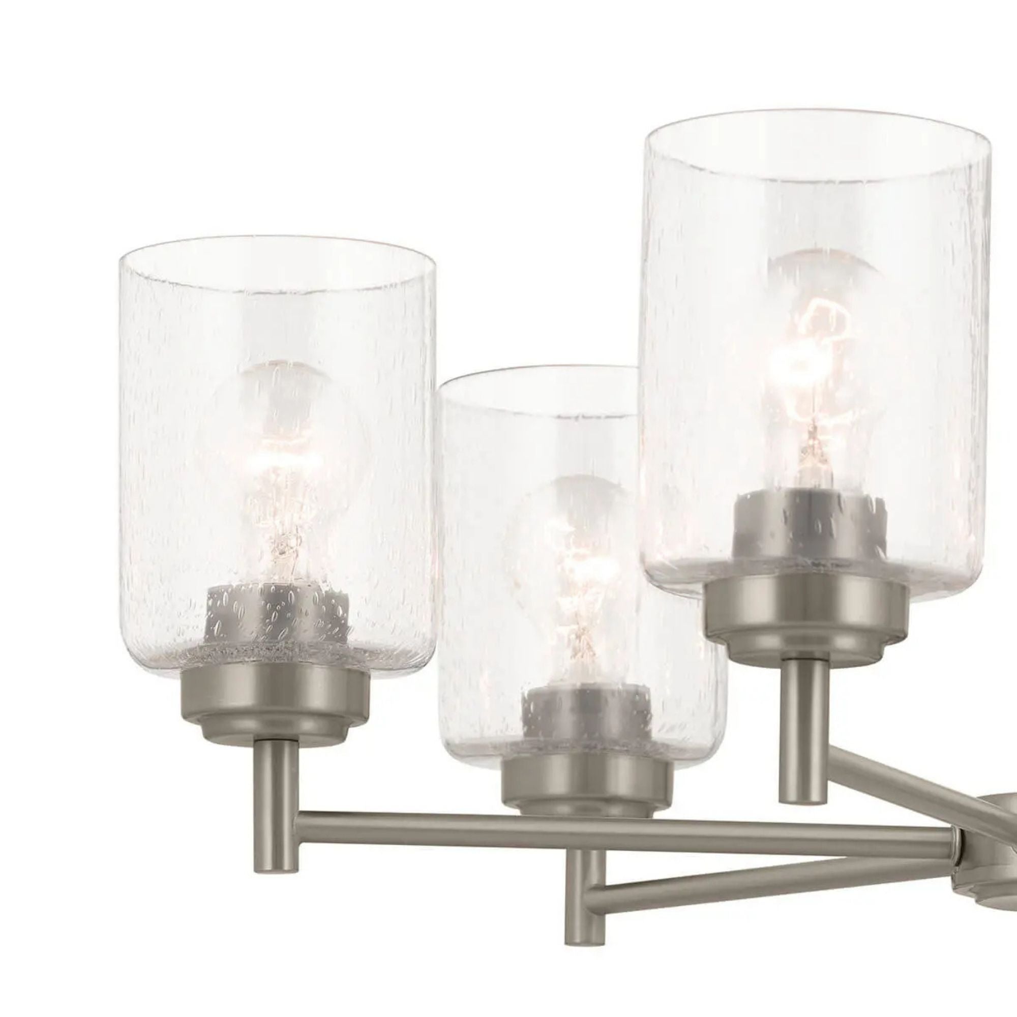 Kichler Winslow 26 in. 6-Light Chandelier, Brushed Nickel
