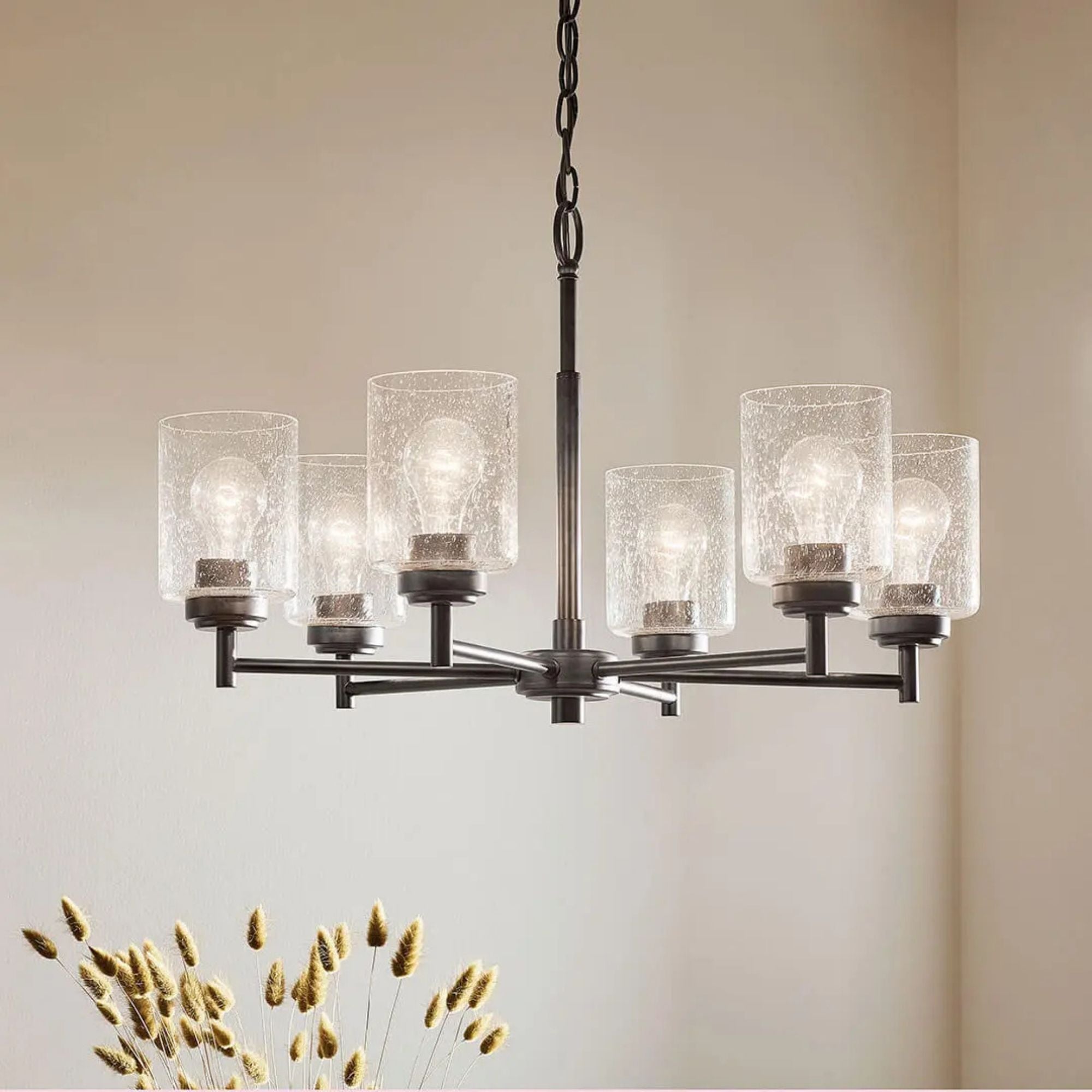 Winslow 26 in. 6-Light Chandelier, Bronze