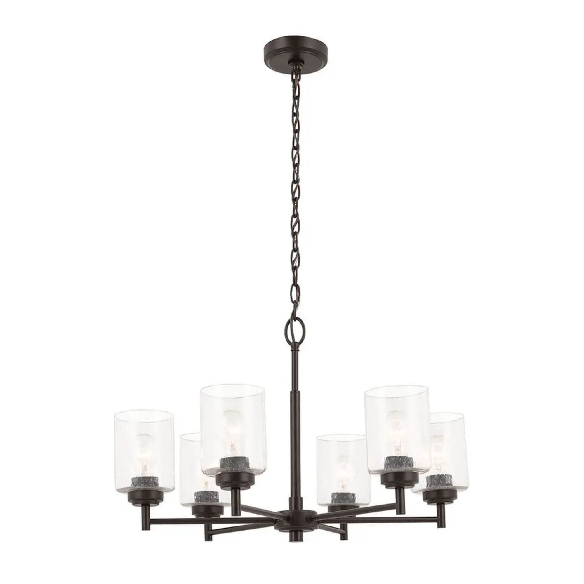 Winslow 26 in. 6-Light Chandelier, Bronze