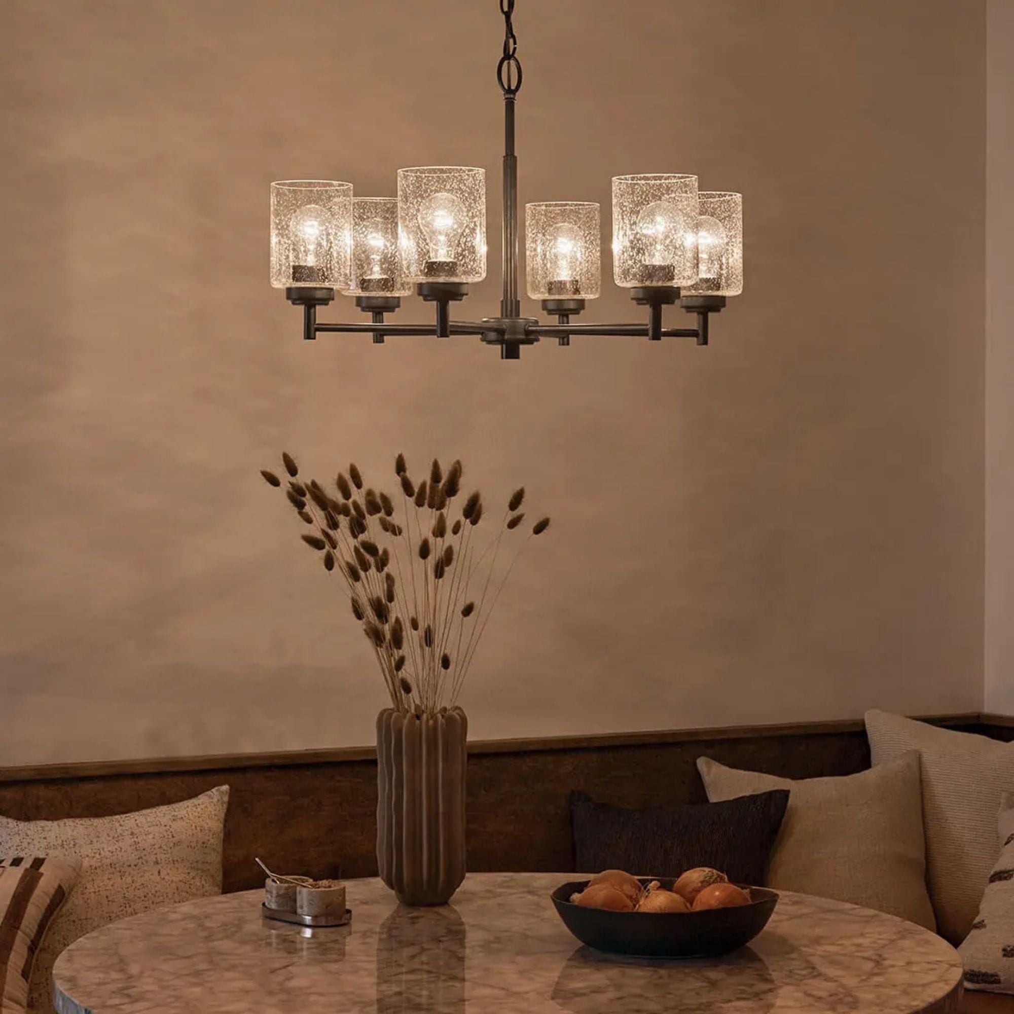 Winslow 26 in. 6-Light Chandelier, Bronze
