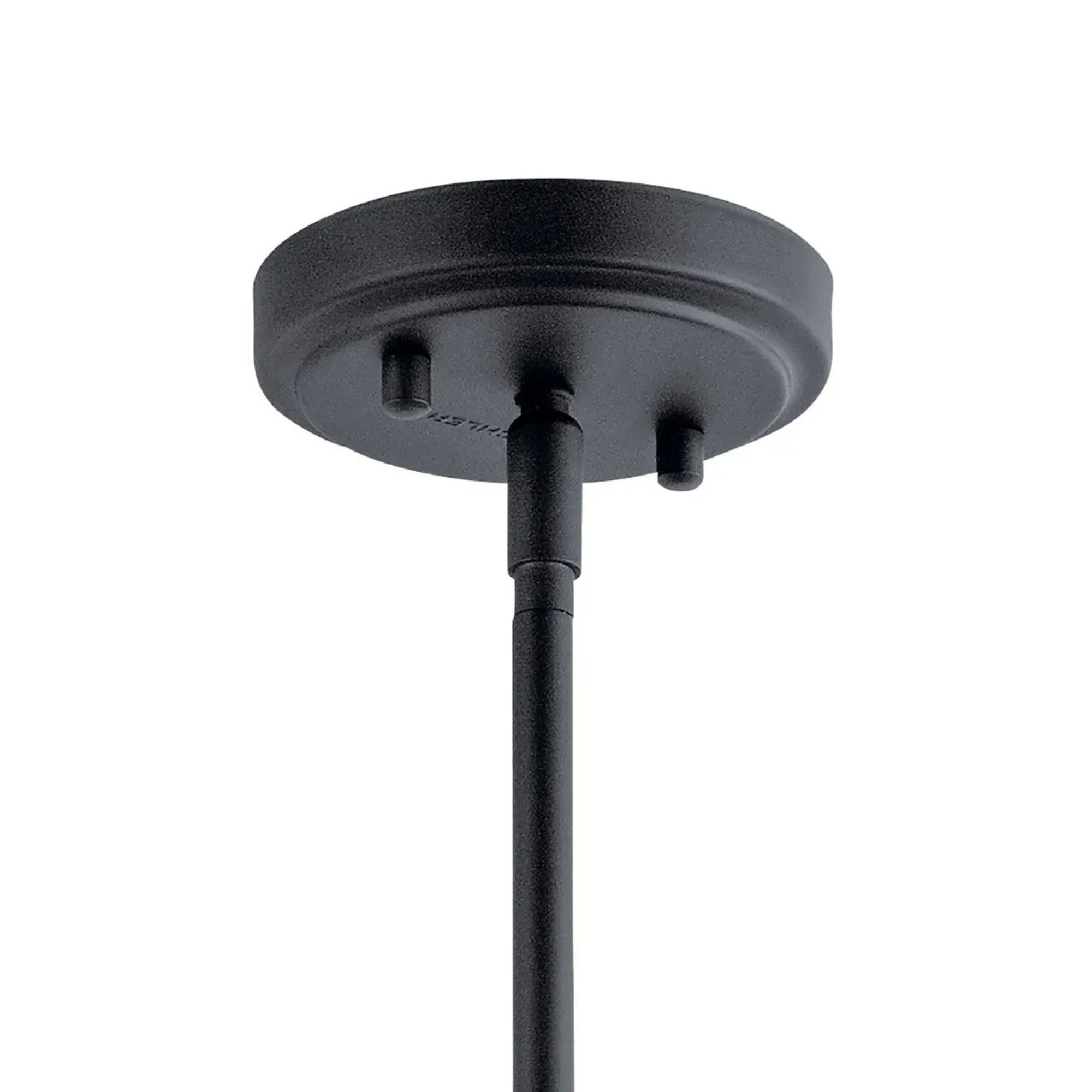 Kichler Winslow 7.5 in. Pendant Light, Black with Clear Glass