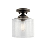 Winslow 9" Semi-Flush Mount, Olde Bronze Finish