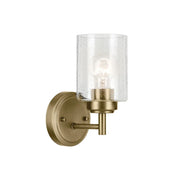 Winslow 9.25 in. Wall Sconce, Natural Brass
