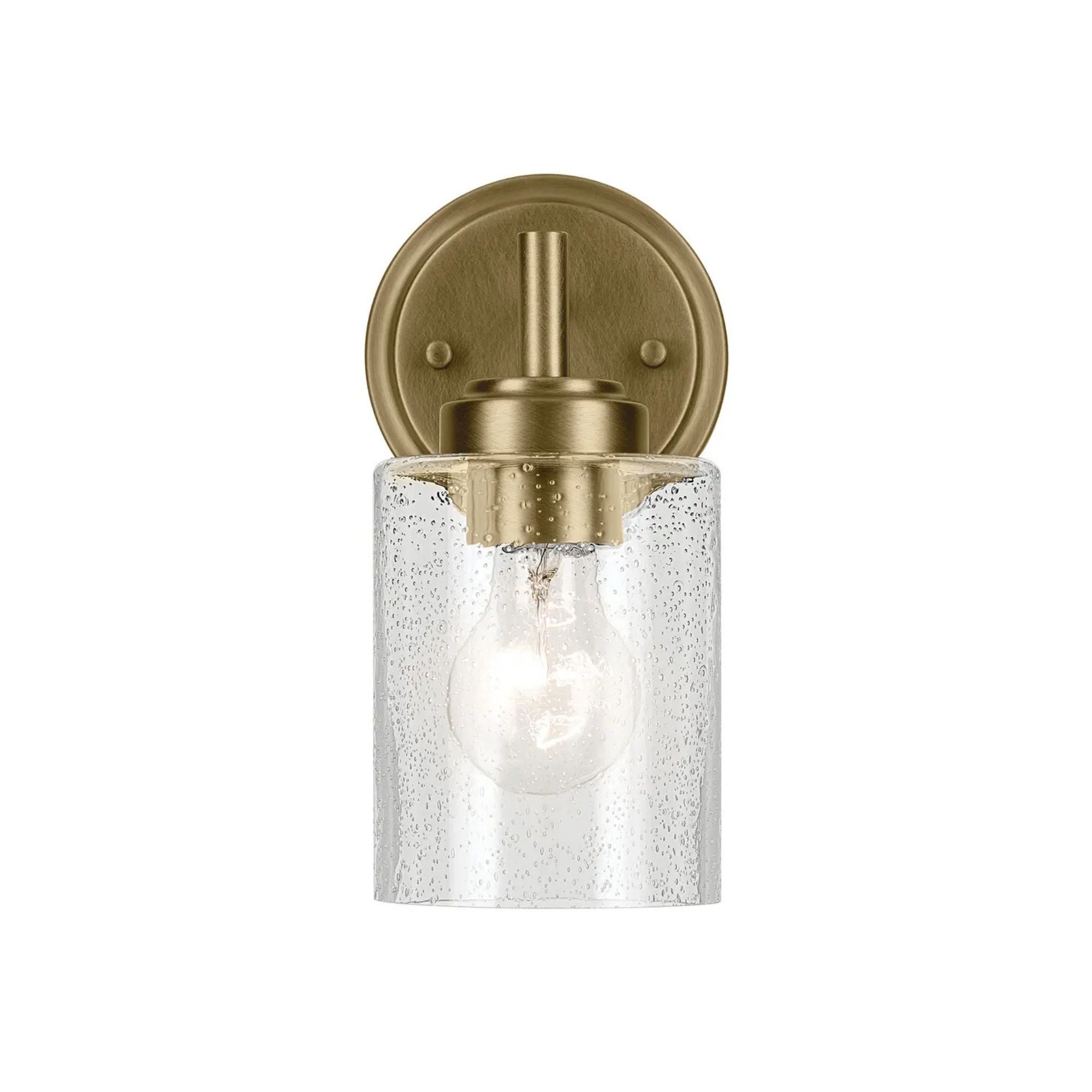 Winslow 9.25 in. Wall Sconce, Natural Brass
