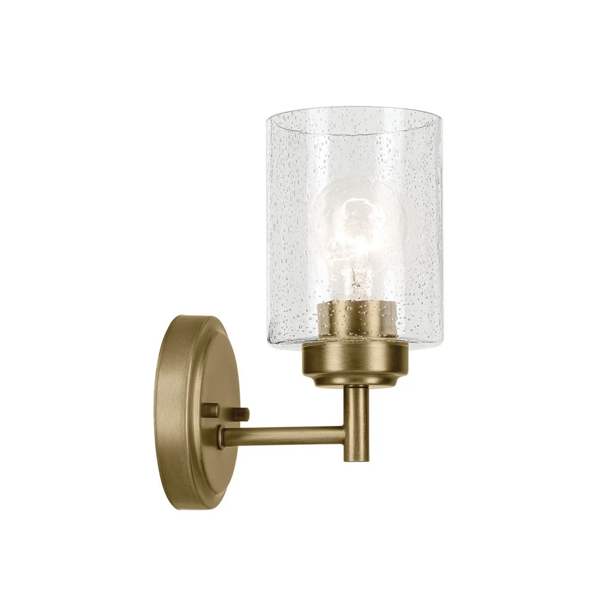 Winslow 9.25 in. Wall Sconce, Natural Brass