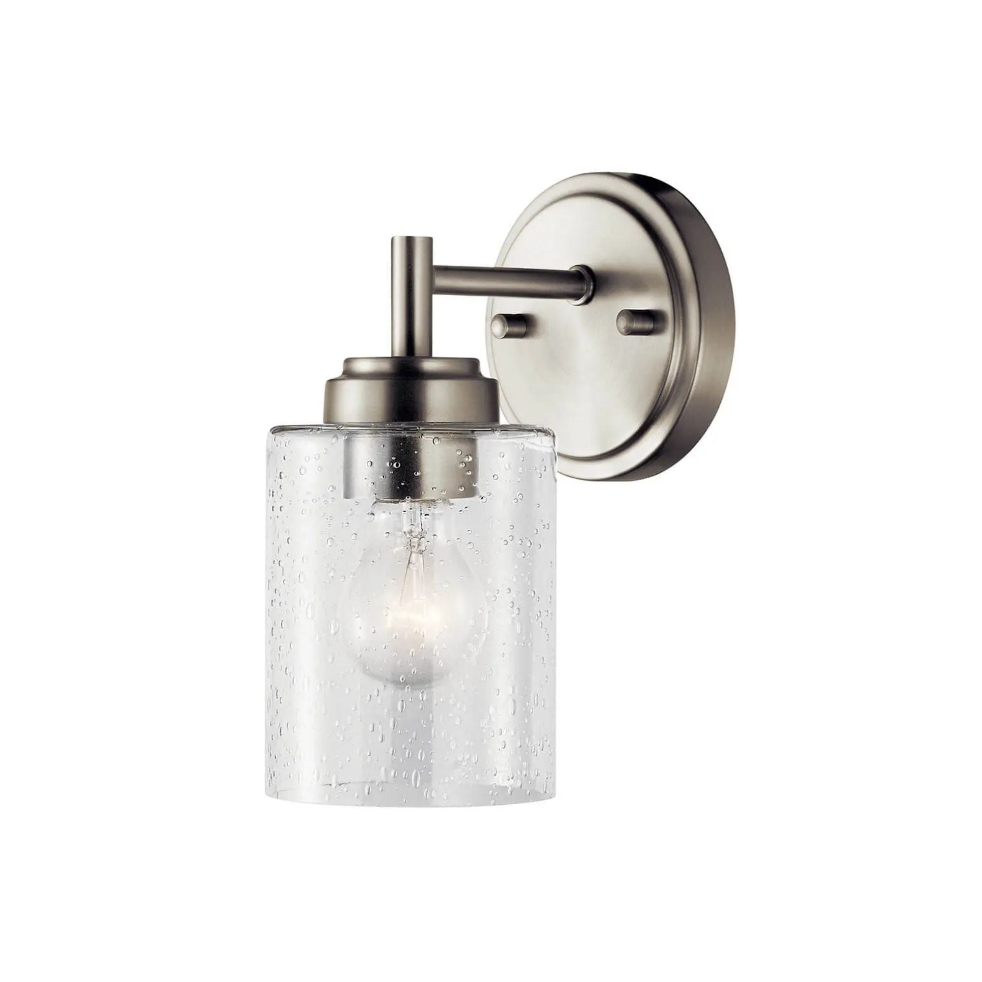 Kichler Winslow 9.25 in. Wall Sconce, Brushed Nickel