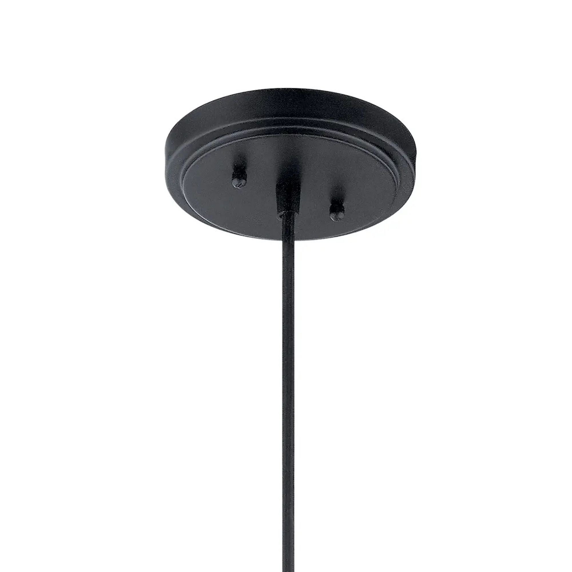 Zailey 16" Dome Pendant, Black Finish