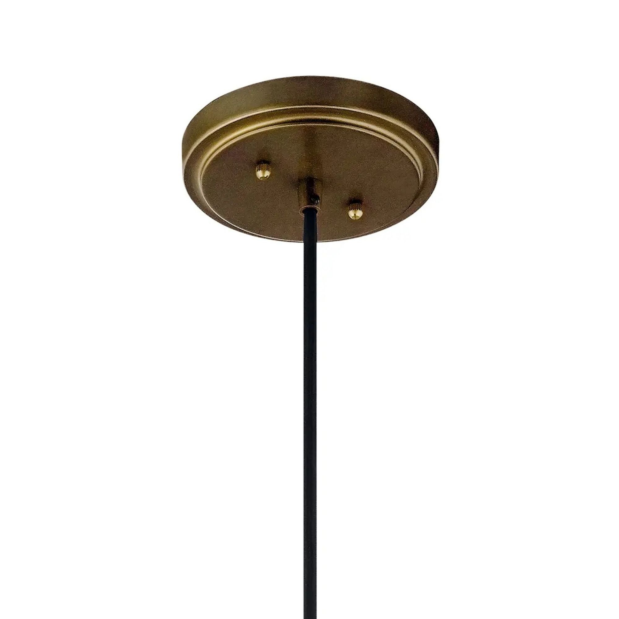 Zailey 16" Dome Pendant, Natural Brass Finish