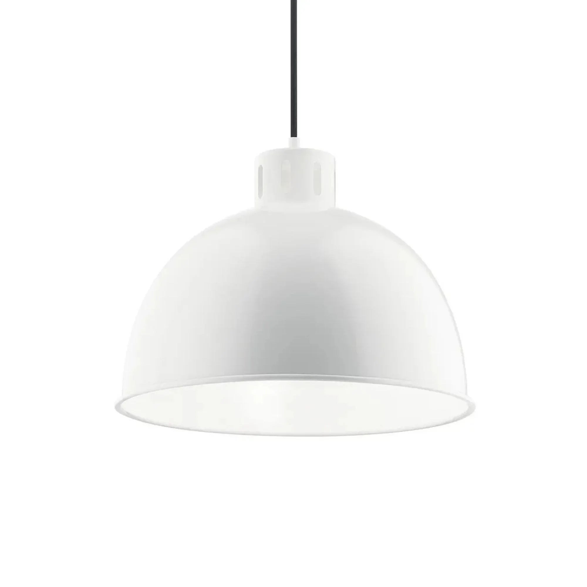 Zailey 52153WH Pendant Light | White Metal Dome – Bees Lighting