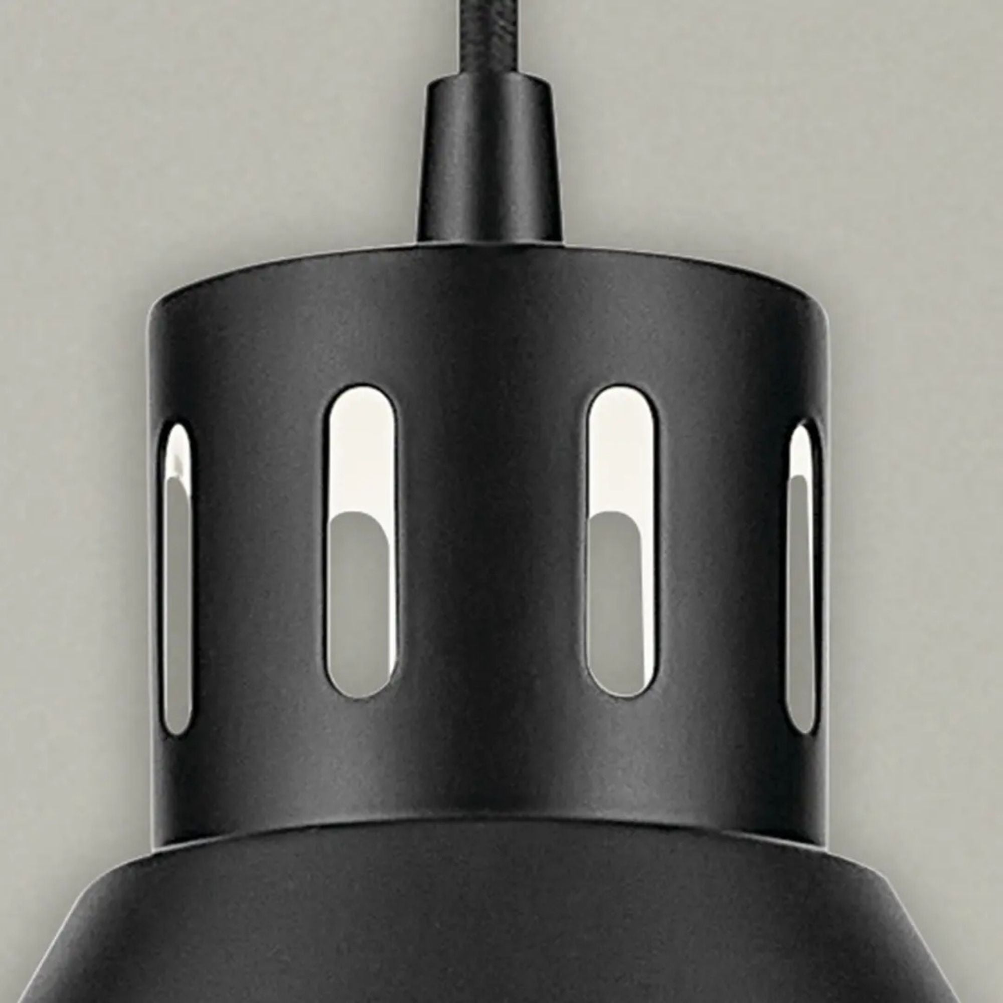Kichler Lighting - Zailey 16" Cone Pendant, Black Finish | Bees Lighting