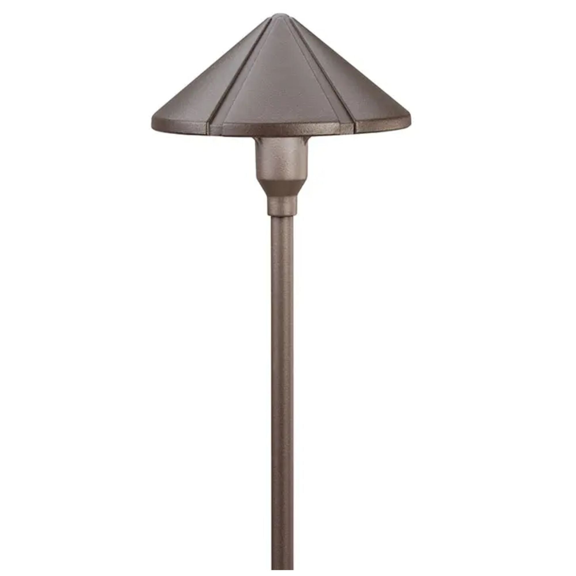 Kichler Six Groove 22.75" Center Mount Path Light in Textured Architectural Bronze