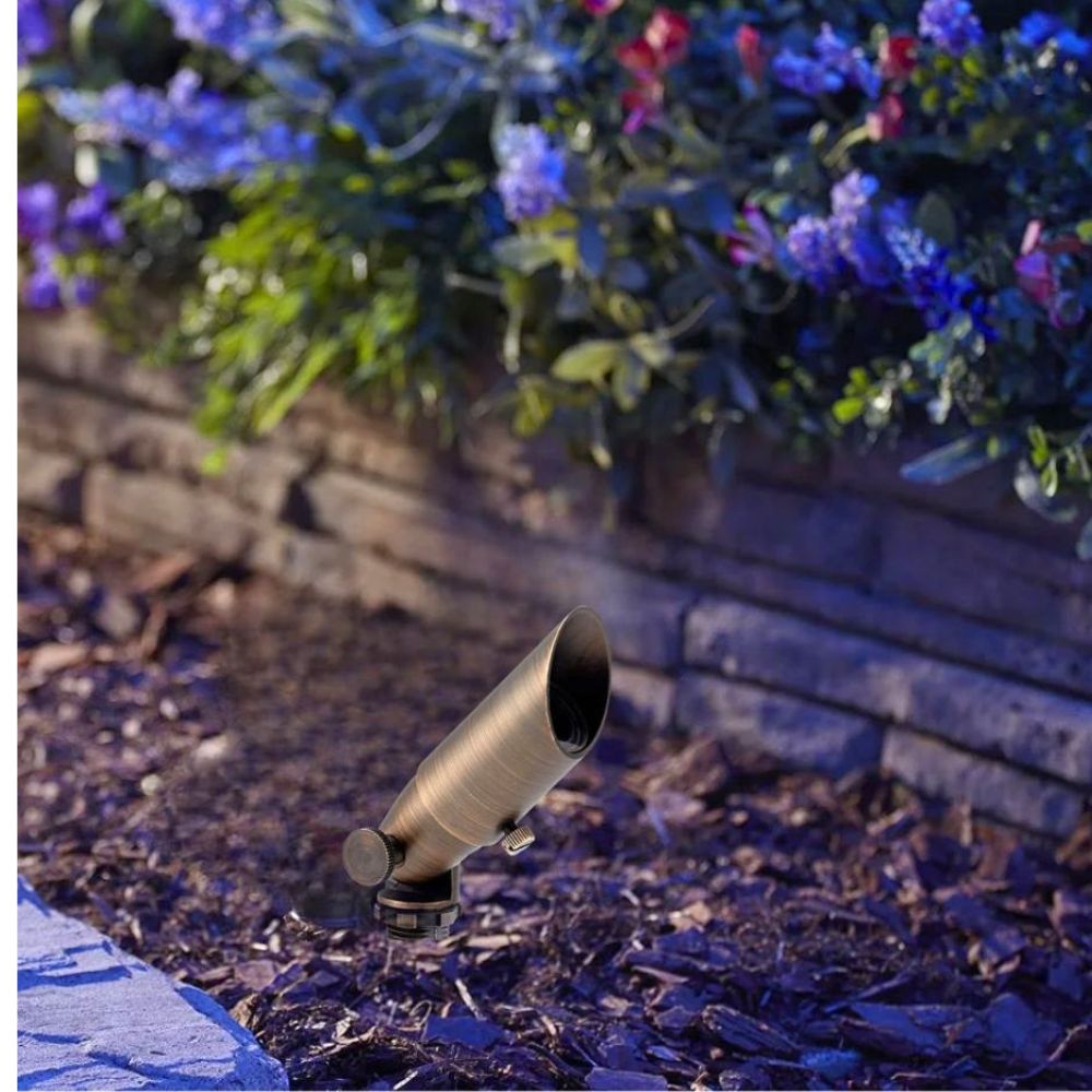Landscape Accent Spot Light, Centennial Brass