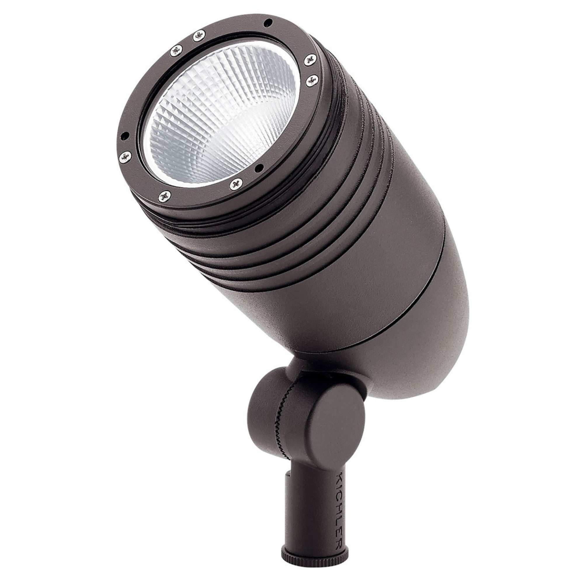 120V LED Large Accent Spot Light, 3000K, 33 Degree, Textured Architectural Bronze - Bees Lighting