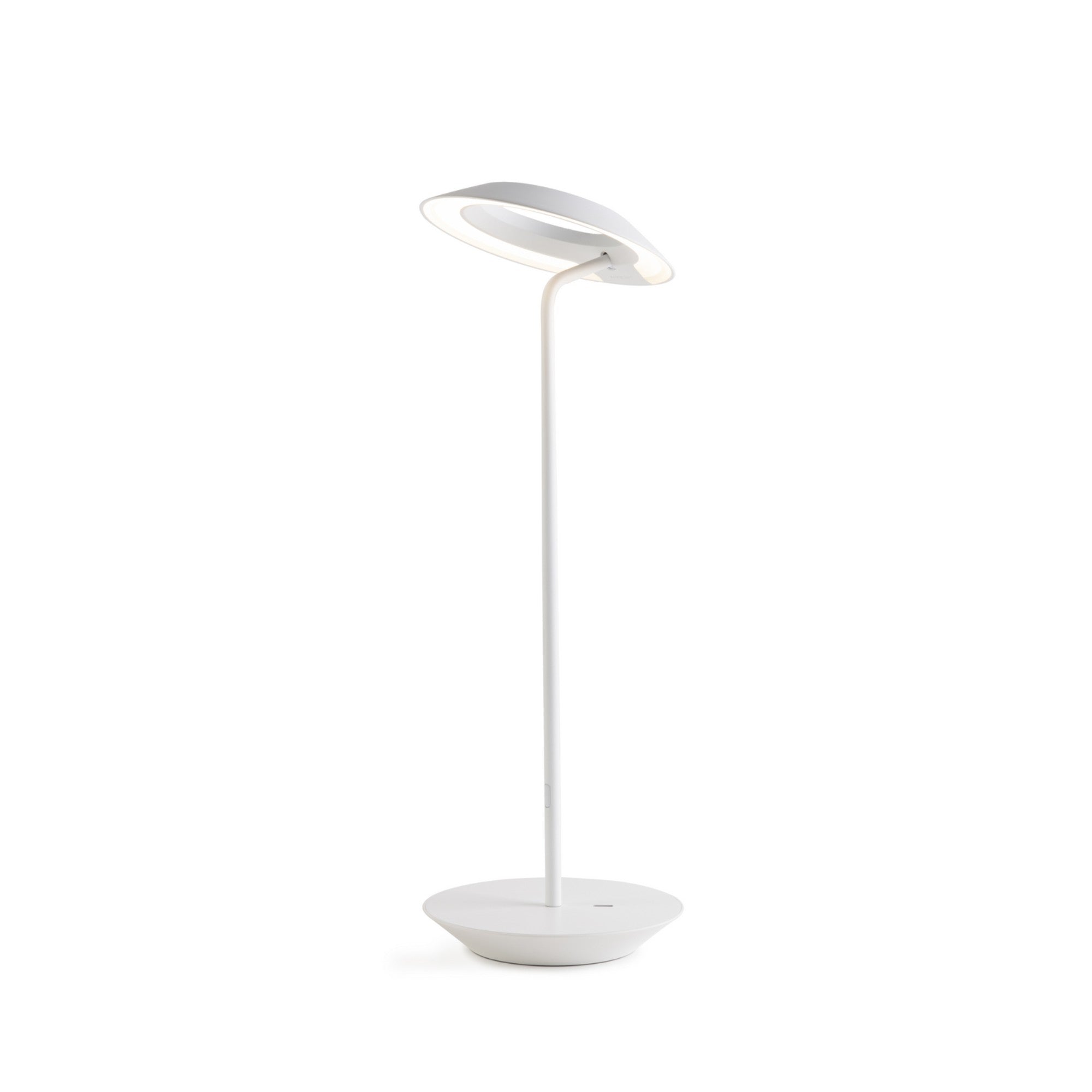 Royyo Matte White With Matte White Modern LED Desk Lamp with USB Port - Bees Lighting