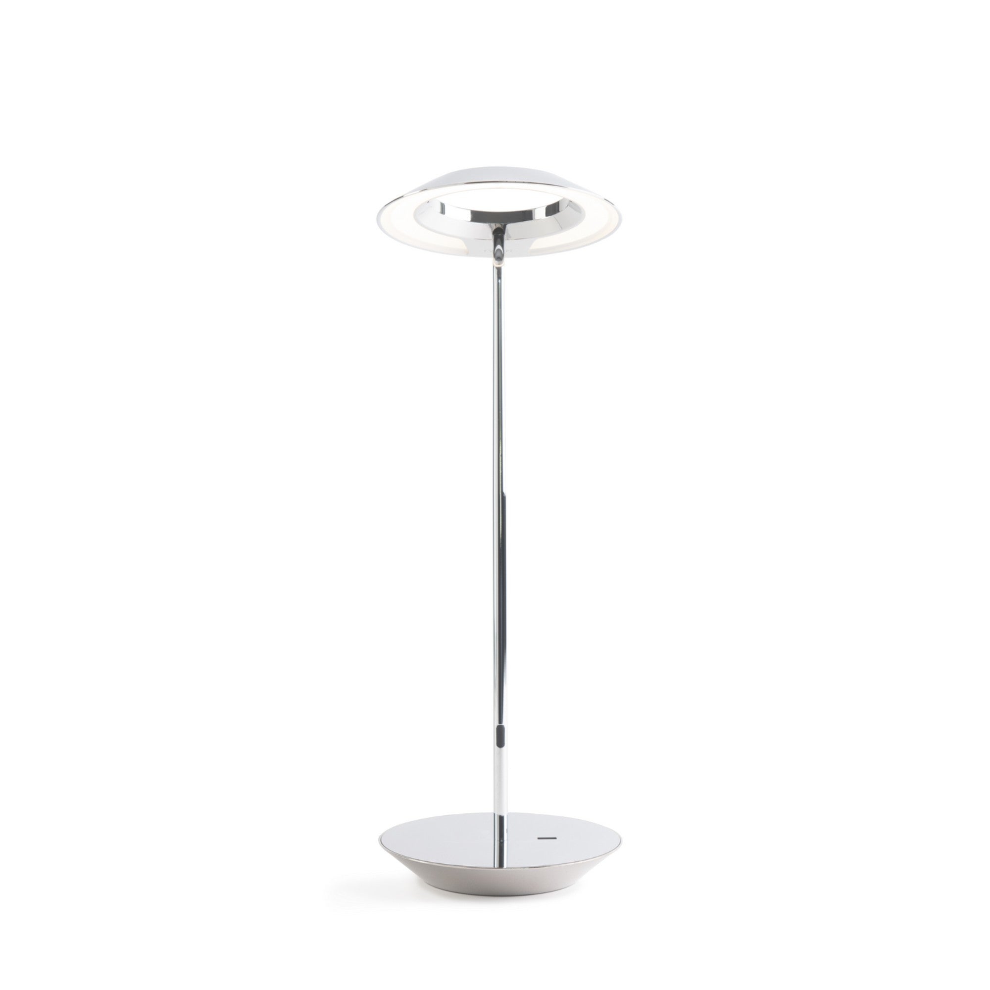 Royyo Chrome with Chrome Modern LED Desk Lamp with USB Port - Bees Lighting