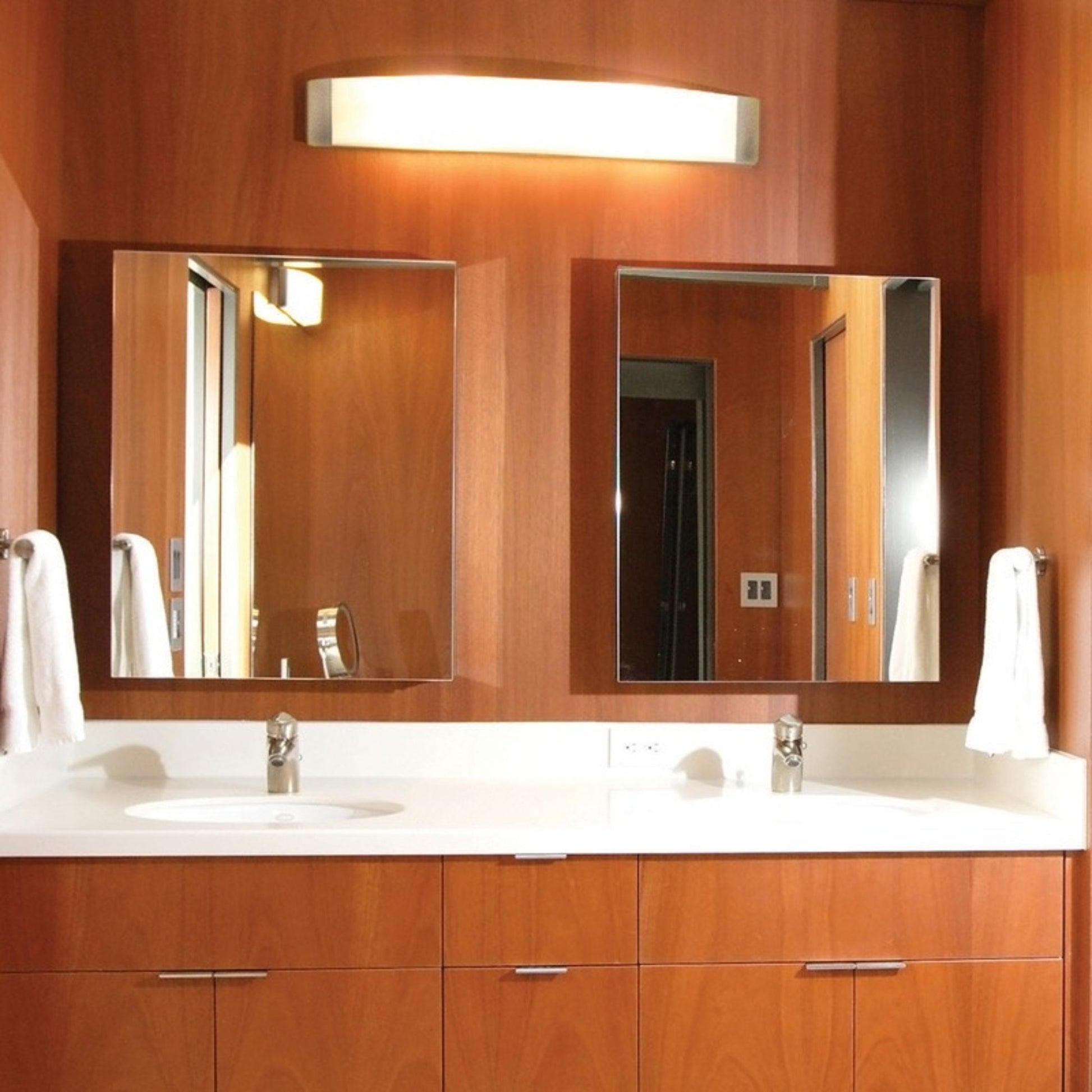 Algiers 25" LED Vanity, Satin Nickel Finish - Bees Lighting