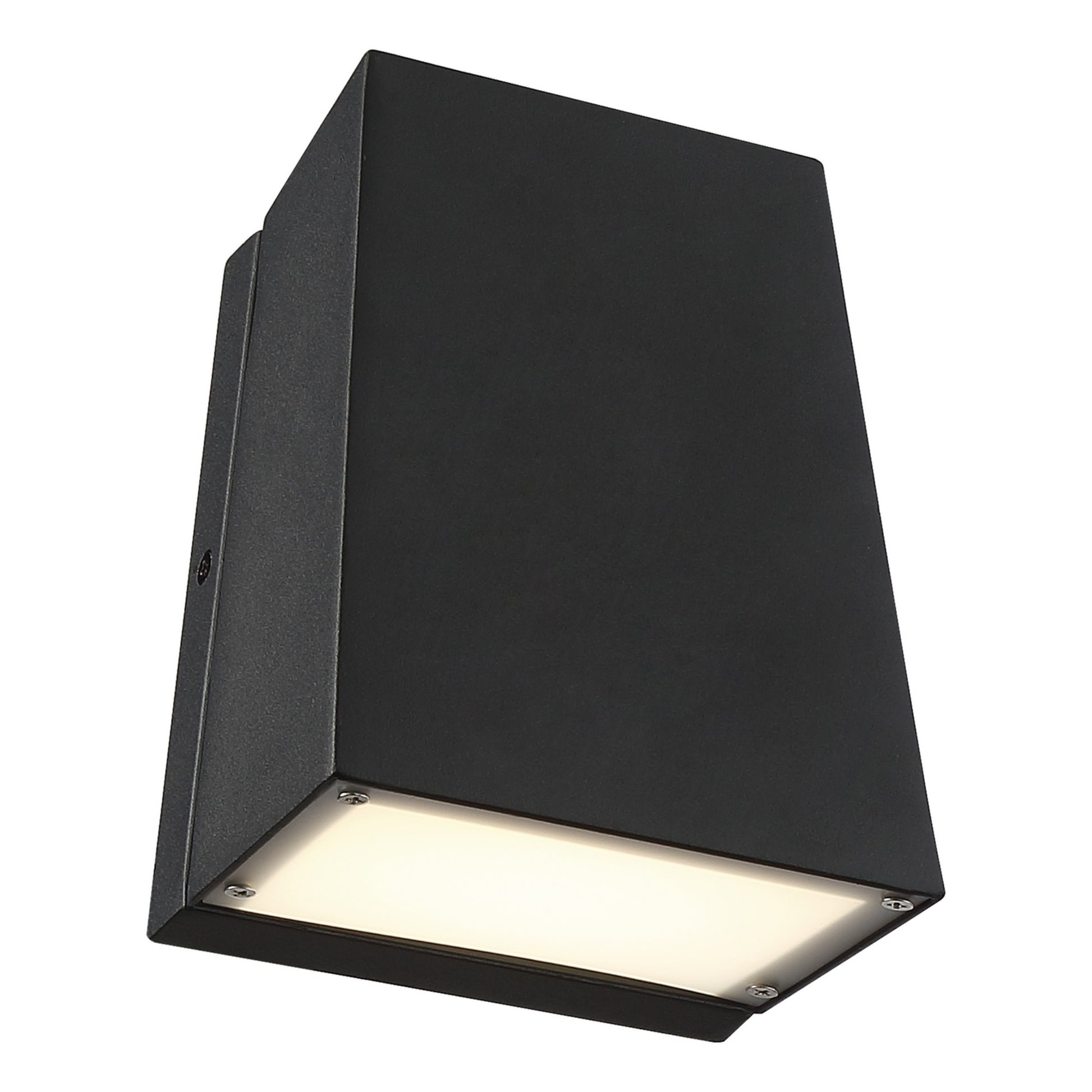 Edge 7" LED Wall Sconce, Black Finish - Bees Lighting