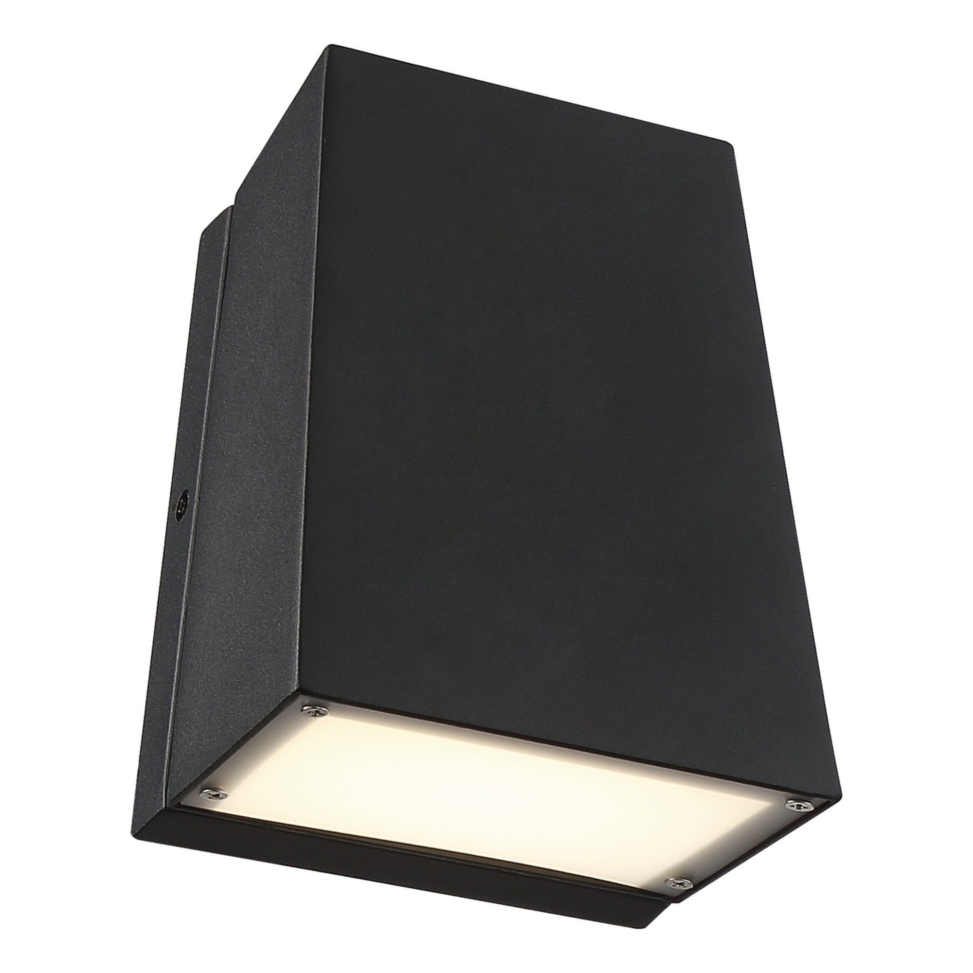 Edge 7" LED Wall Sconce, Black Finish - Bees Lighting