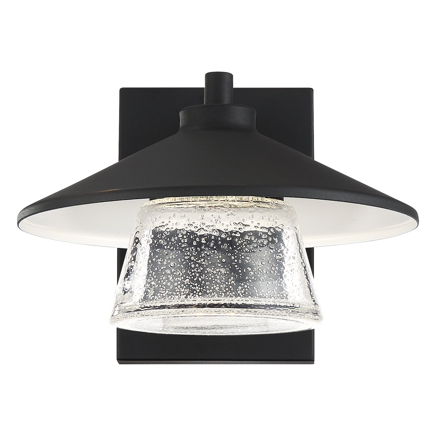 Silo 10 in. LED Outdoor Wall Sconce 3000K Black Finish - Bees Lighting
