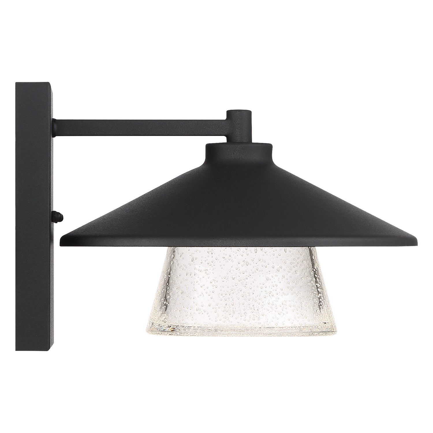 Silo 10 in. LED Outdoor Wall Sconce 3000K Black Finish - Bees Lighting