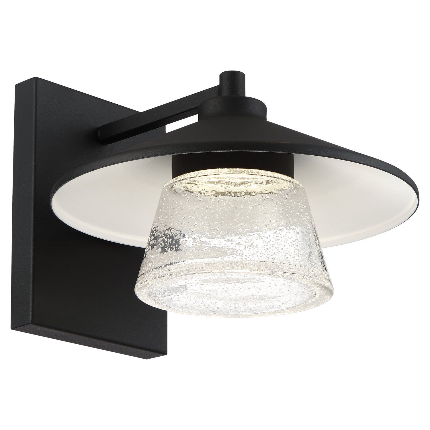 Silo 10 in. LED Outdoor Wall Sconce 3000K Black Finish - Bees Lighting