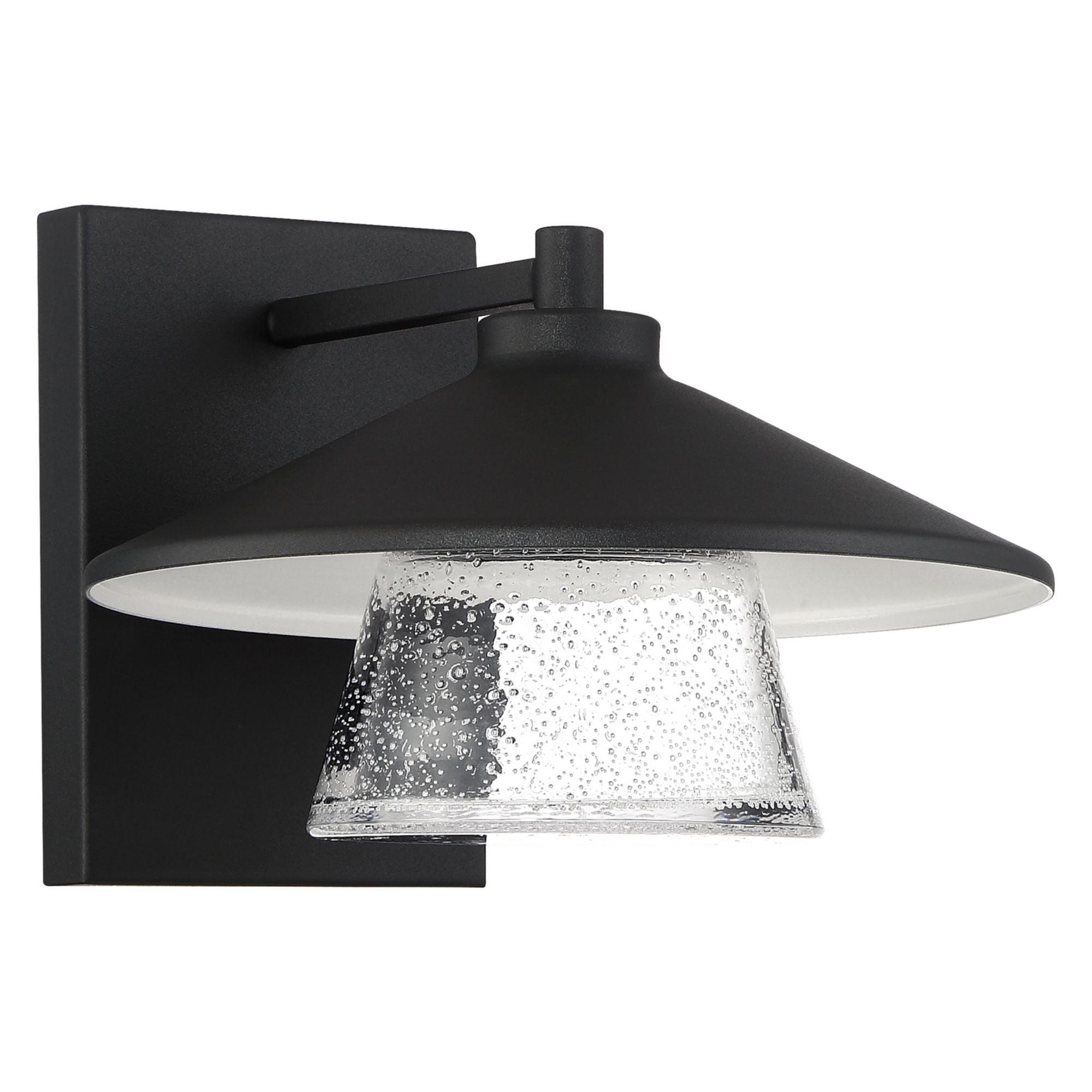 Silo 10 in. LED Outdoor Wall Sconce 3000K Black Finish - Bees Lighting