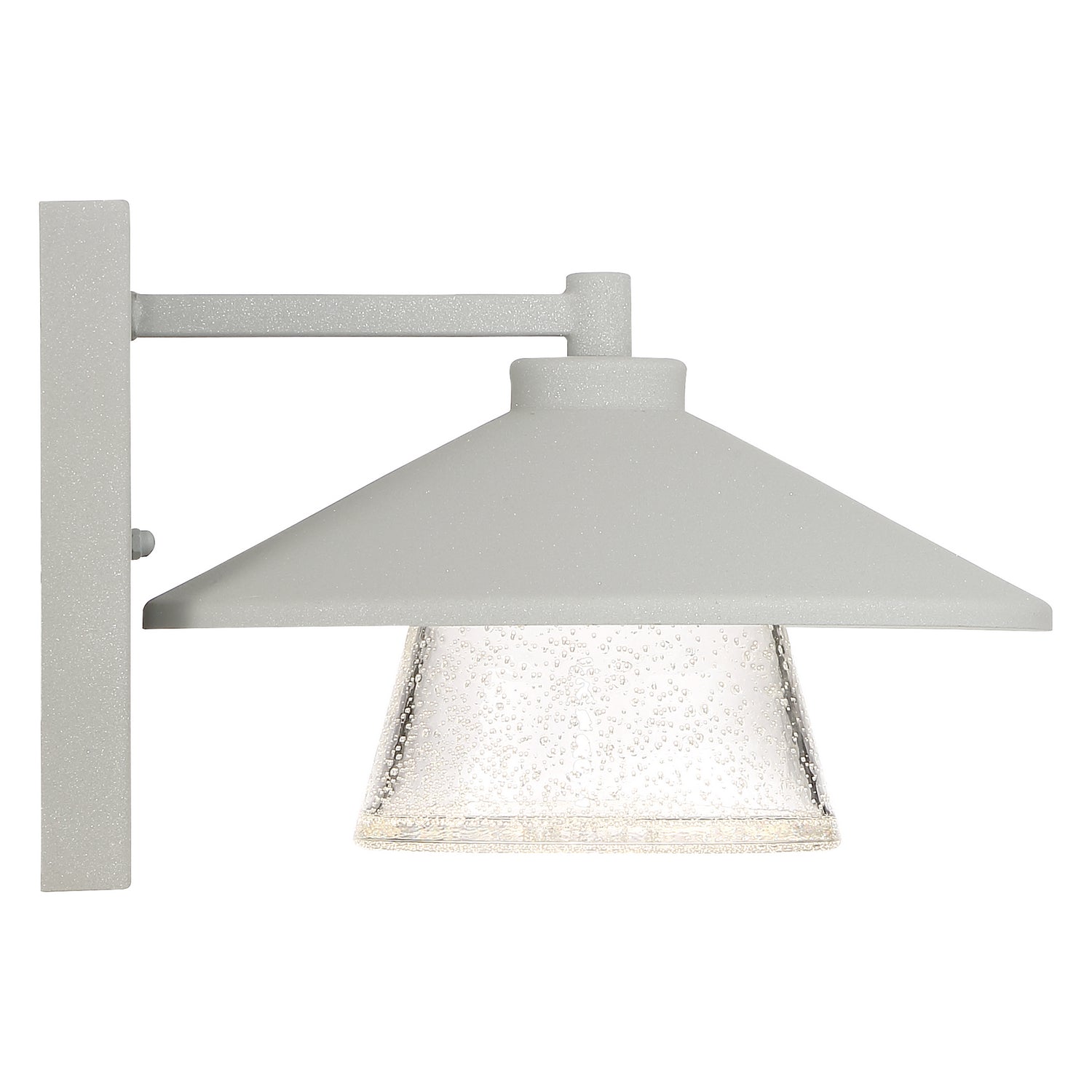 Silo 10 in. LED Outdoor Wall Sconce 4000K Silver Finish - Bees Lighting