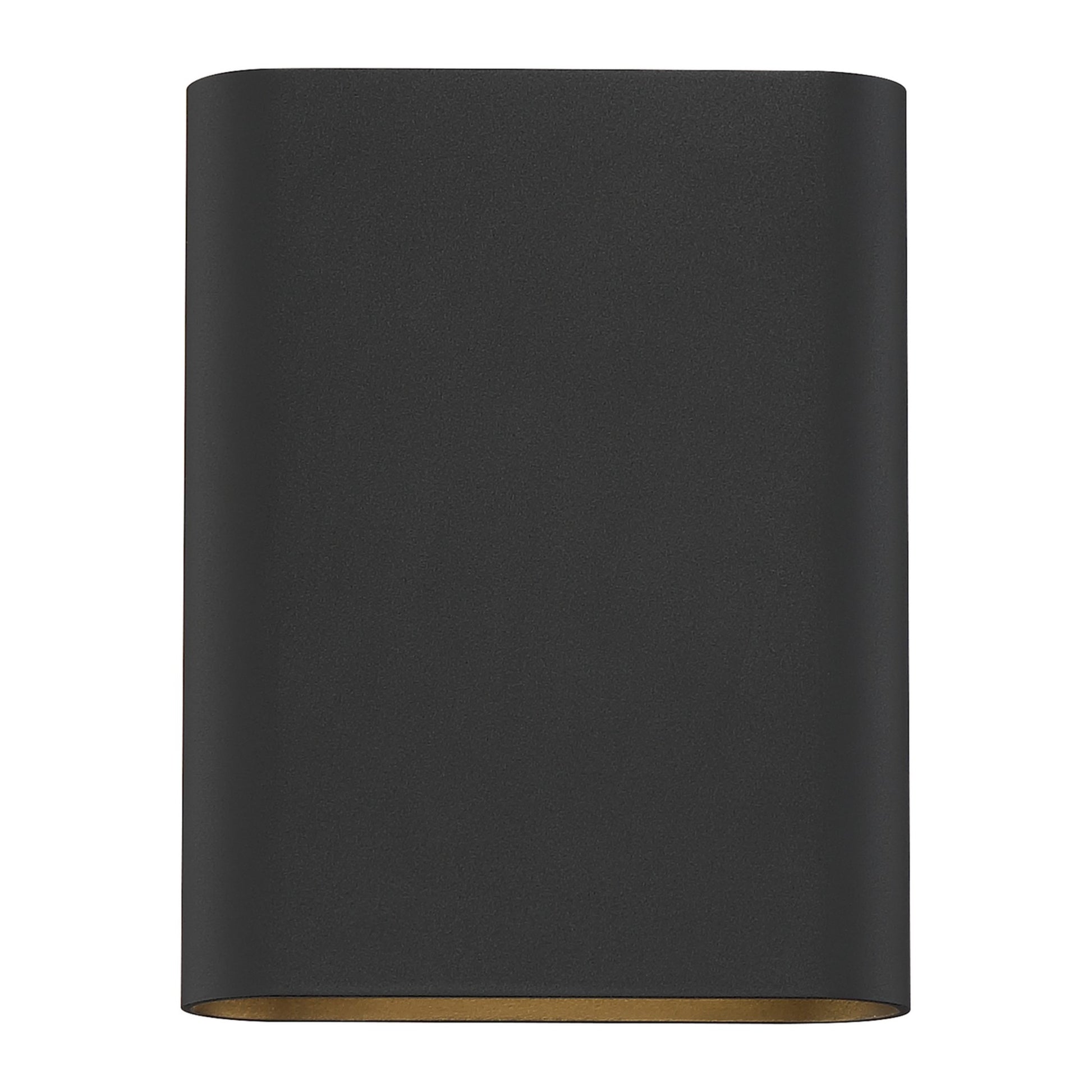 Lux 8" LED Wall Sconce, Black Finish - Bees Lighting