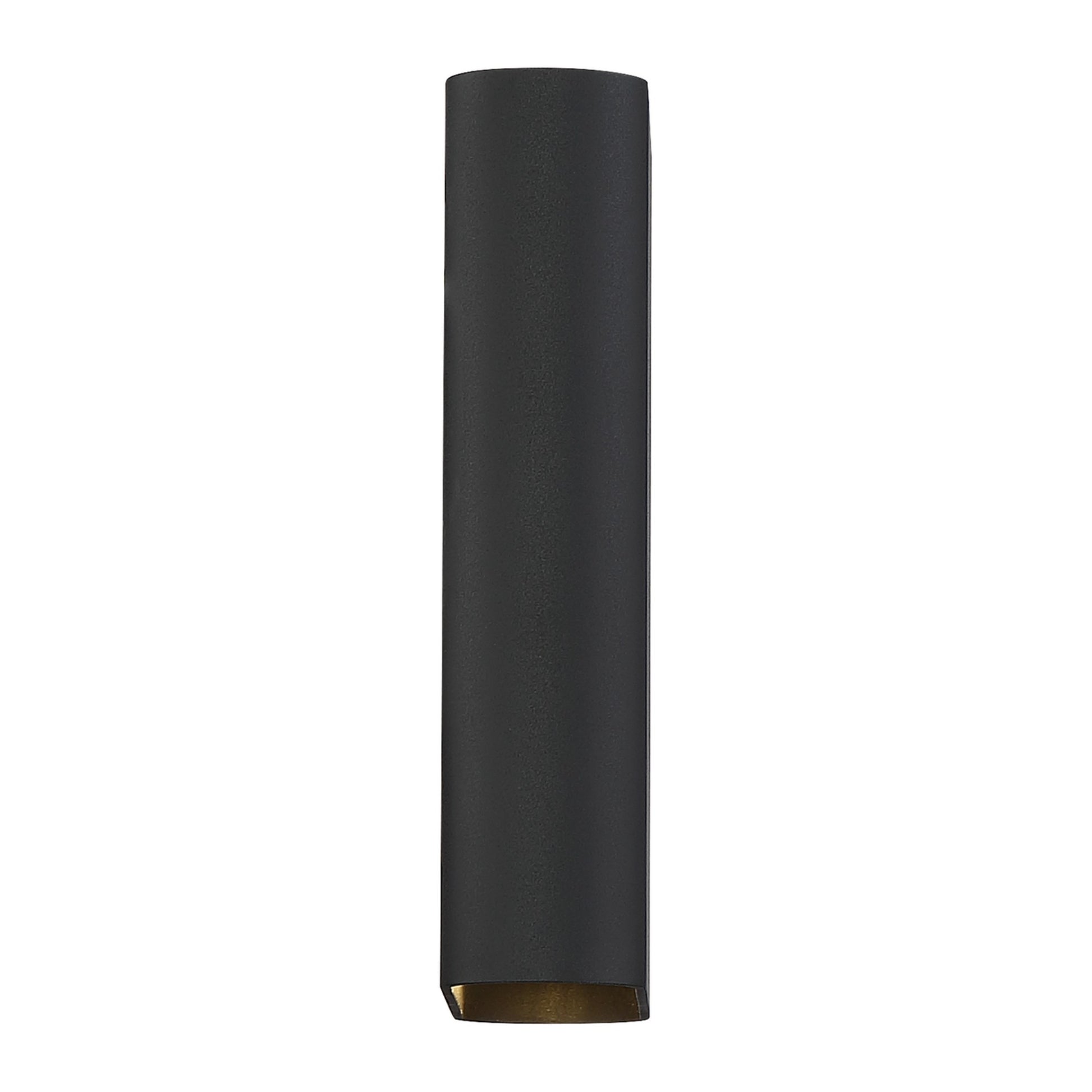 Lux 8" LED Wall Sconce, Black Finish - Bees Lighting