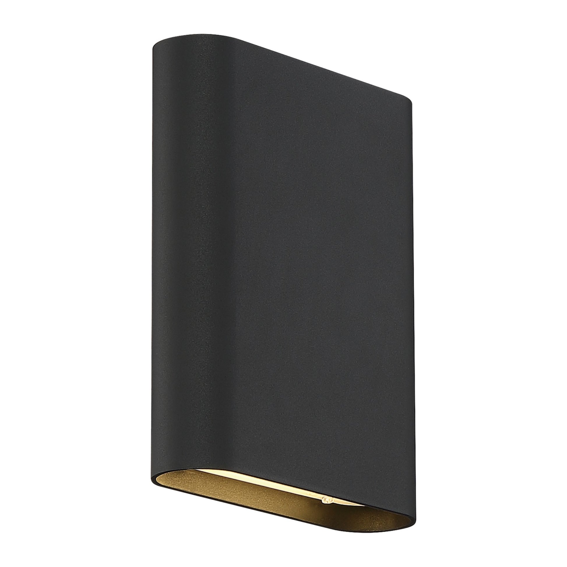 Lux 8" LED Wall Sconce, Black Finish - Bees Lighting