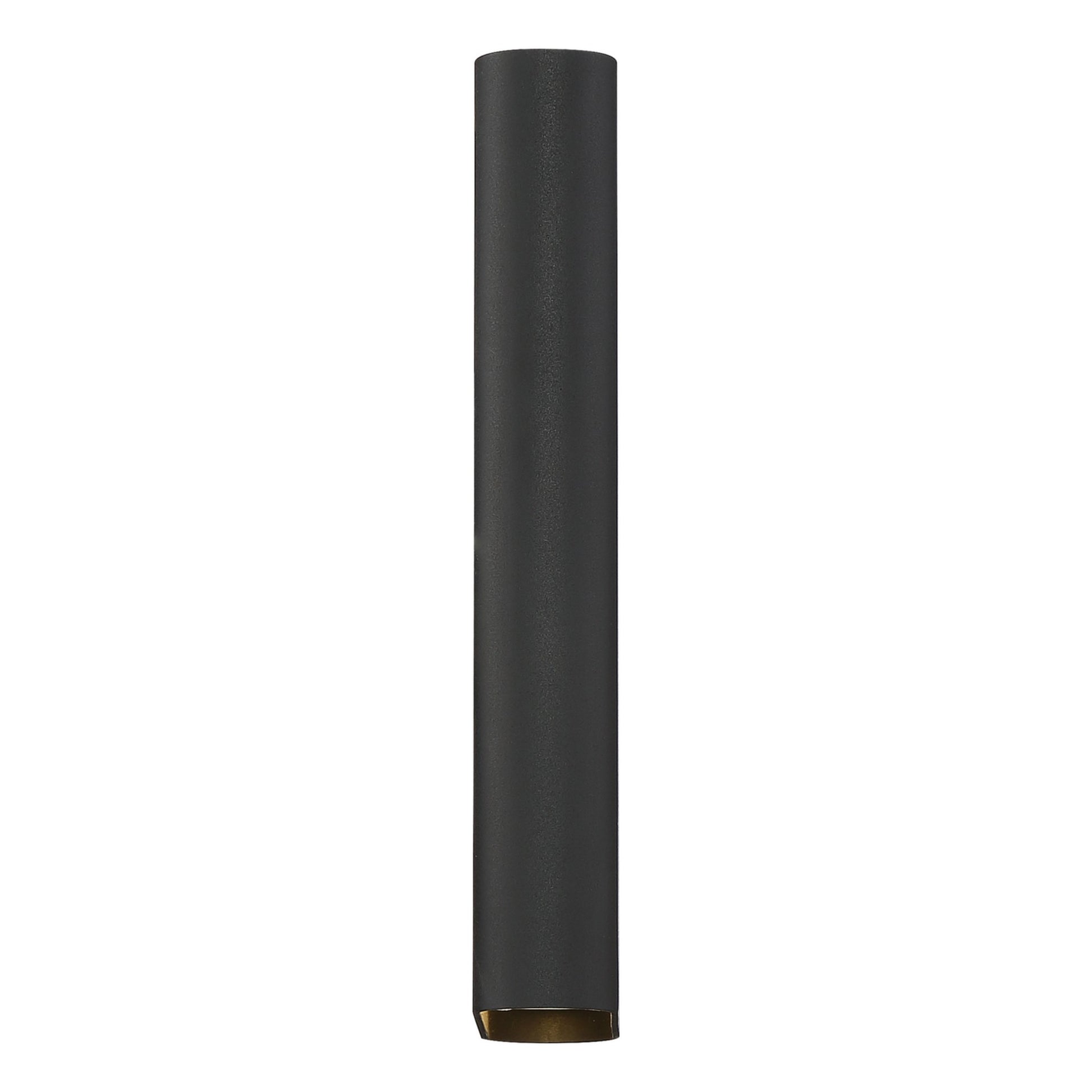 Lux 12" LED Wall Sconce, Black Finish - Bees Lighting