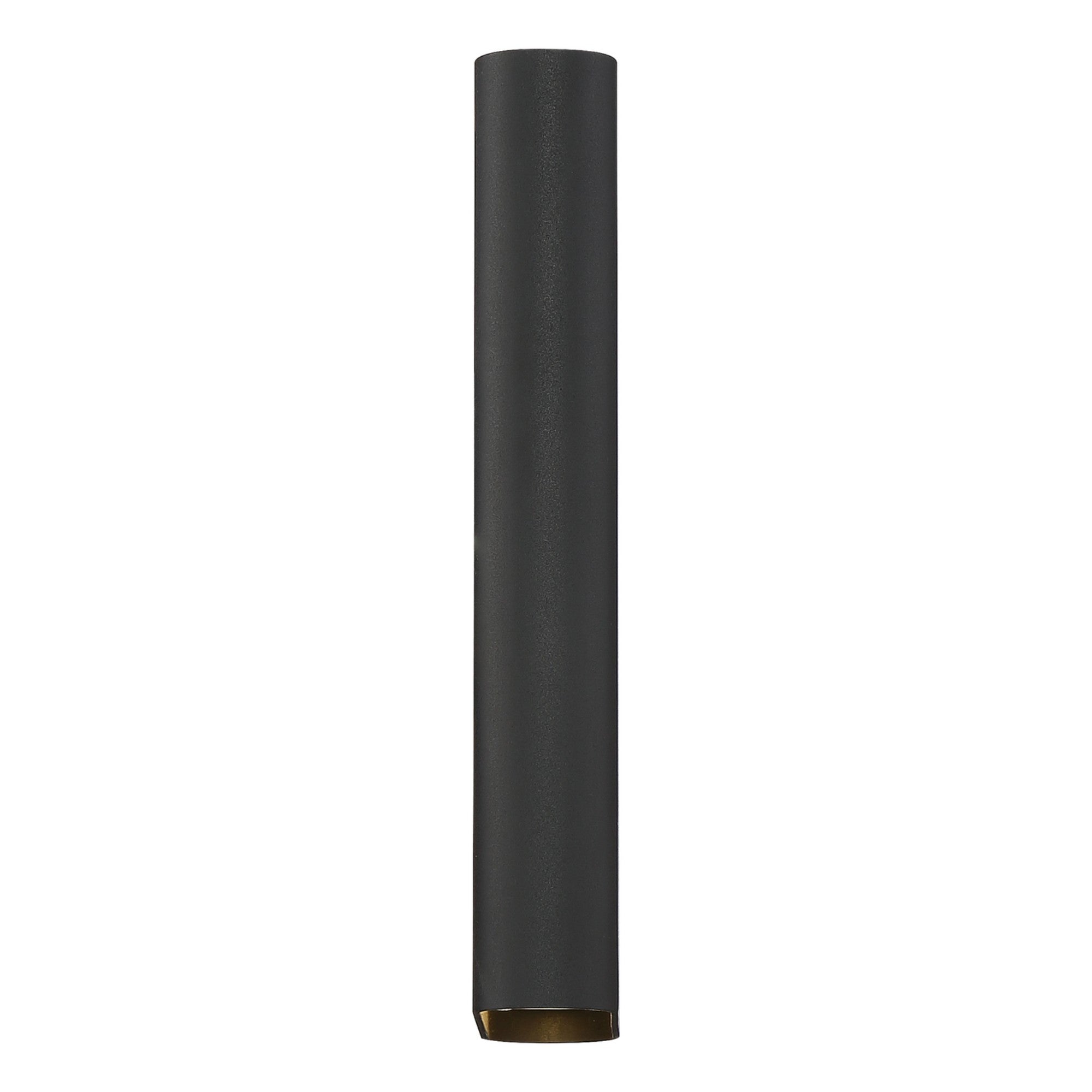 Lux 12" LED Wall Sconce, Black Finish - Bees Lighting