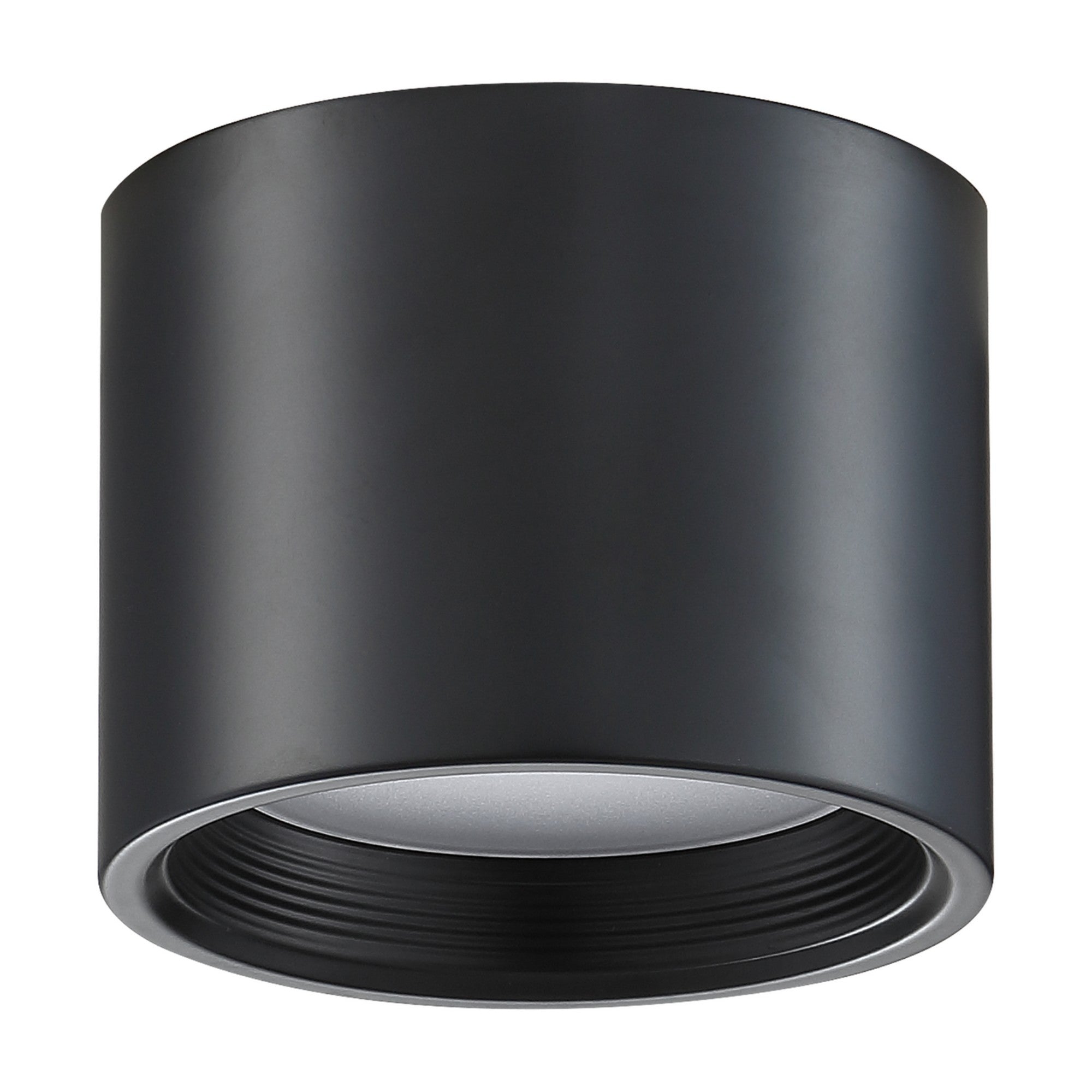 Reel 5" LED Flush Mount, Black Finish