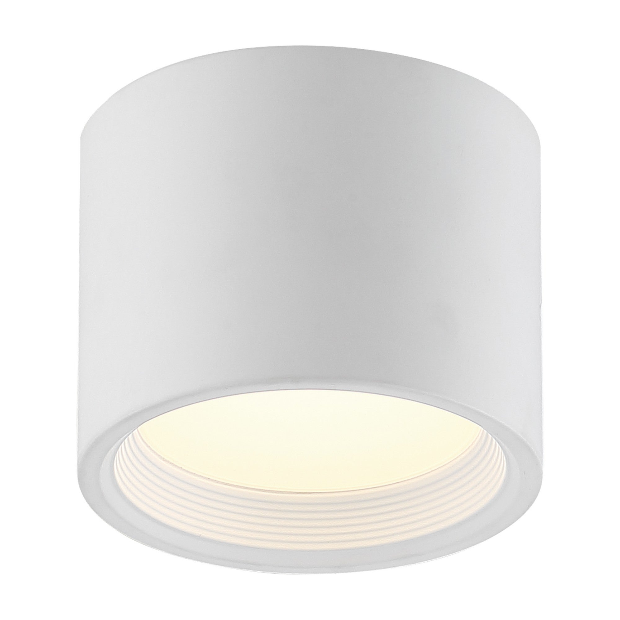 Reel 5" LED Flush Mount, White Finish
