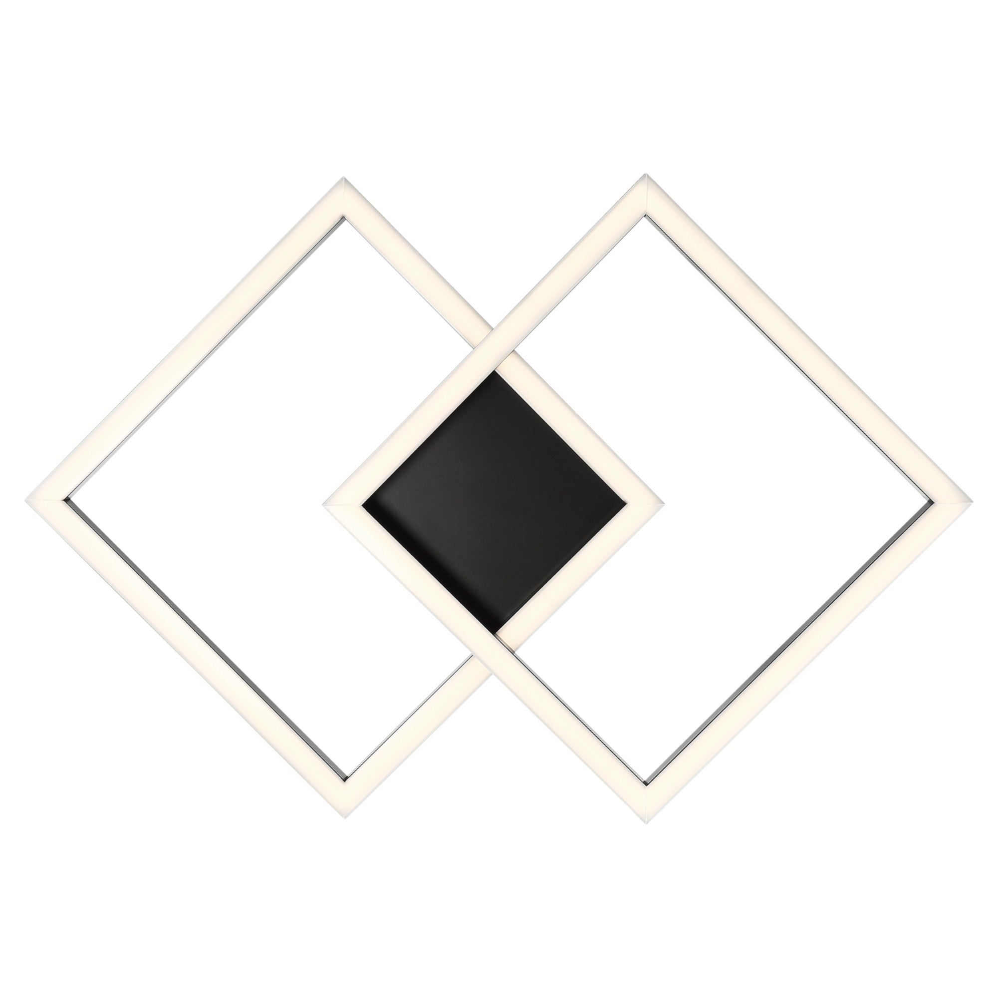 Squared 19" LED Outdoor Wall Sconce, Black Finish - Bees Lighting