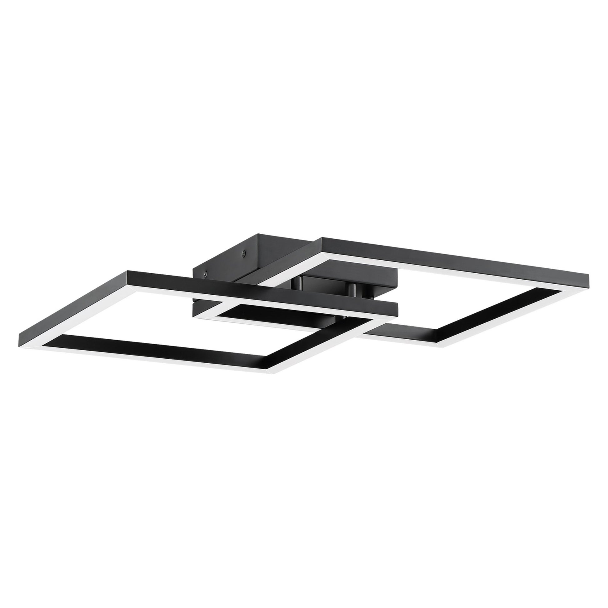 Squared 19" LED Outdoor Wall Sconce, Black Finish - Bees Lighting