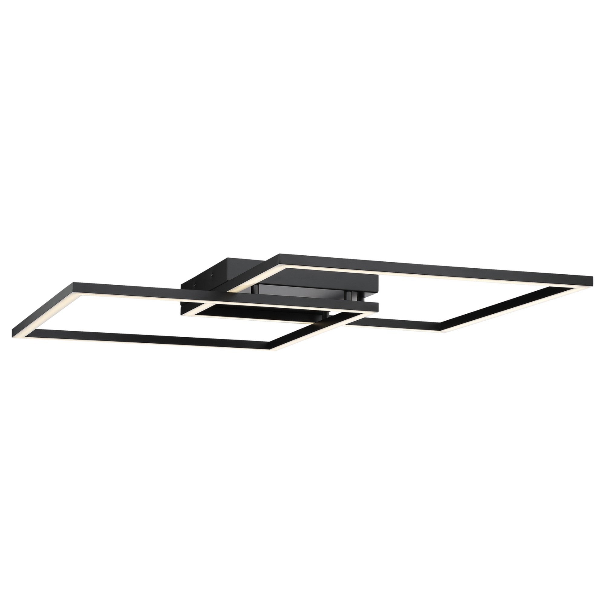 Squared 31" LED Outdoor Wall Sconce, Black Finish - Bees Lighting