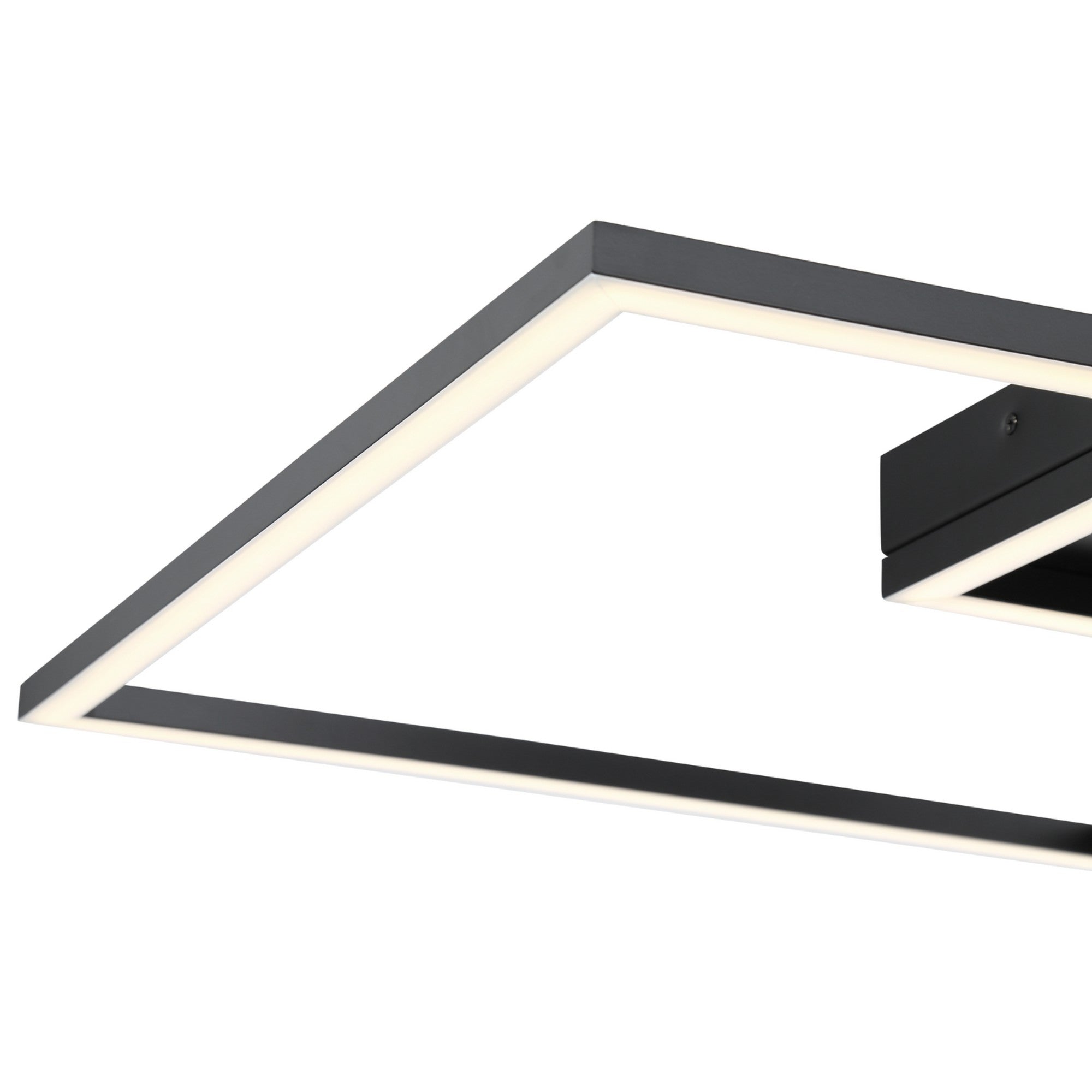 Squared 31" LED Outdoor Wall Sconce, Black Finish - Bees Lighting