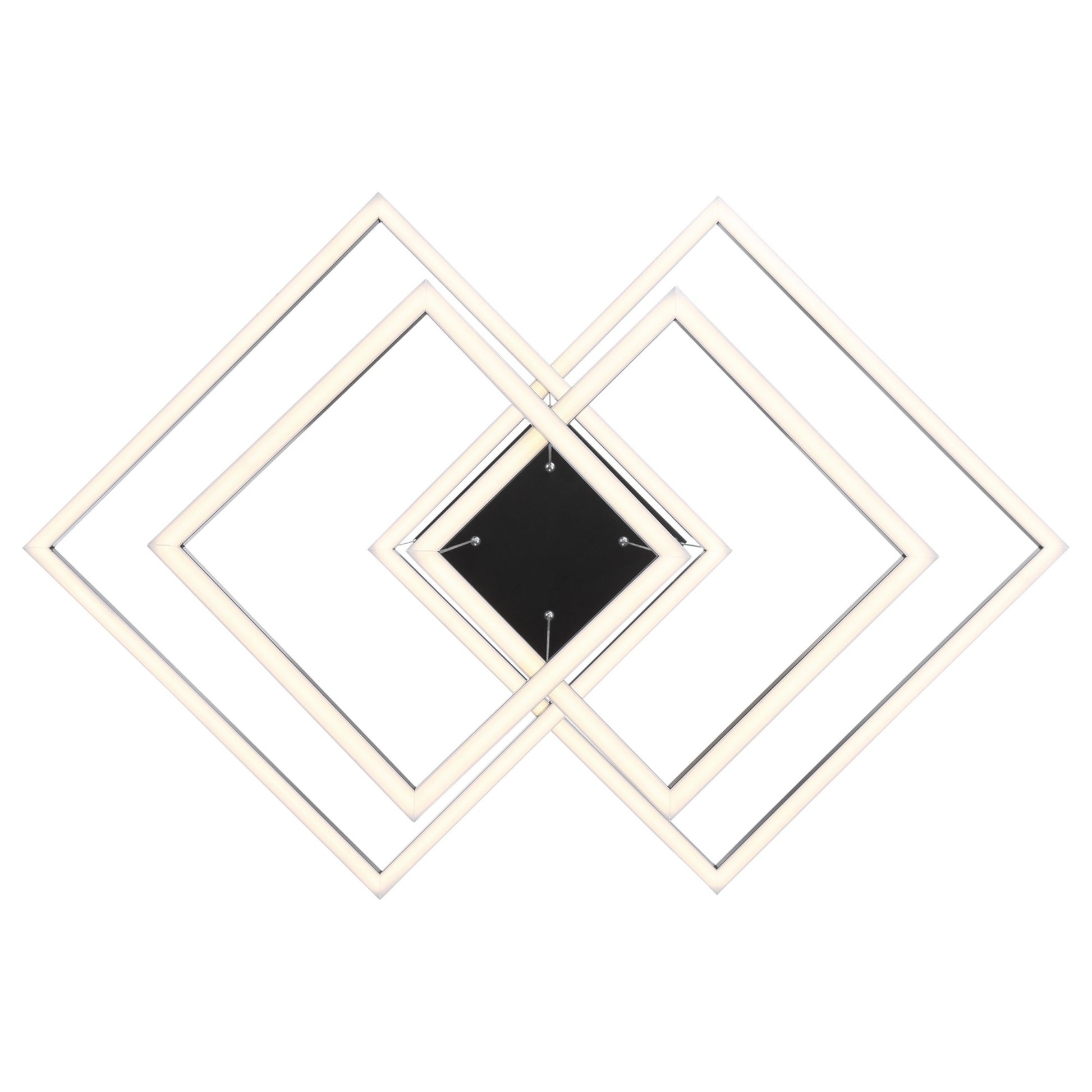 Squared 31" LED Pendant, Black Finish - Bees Lighting