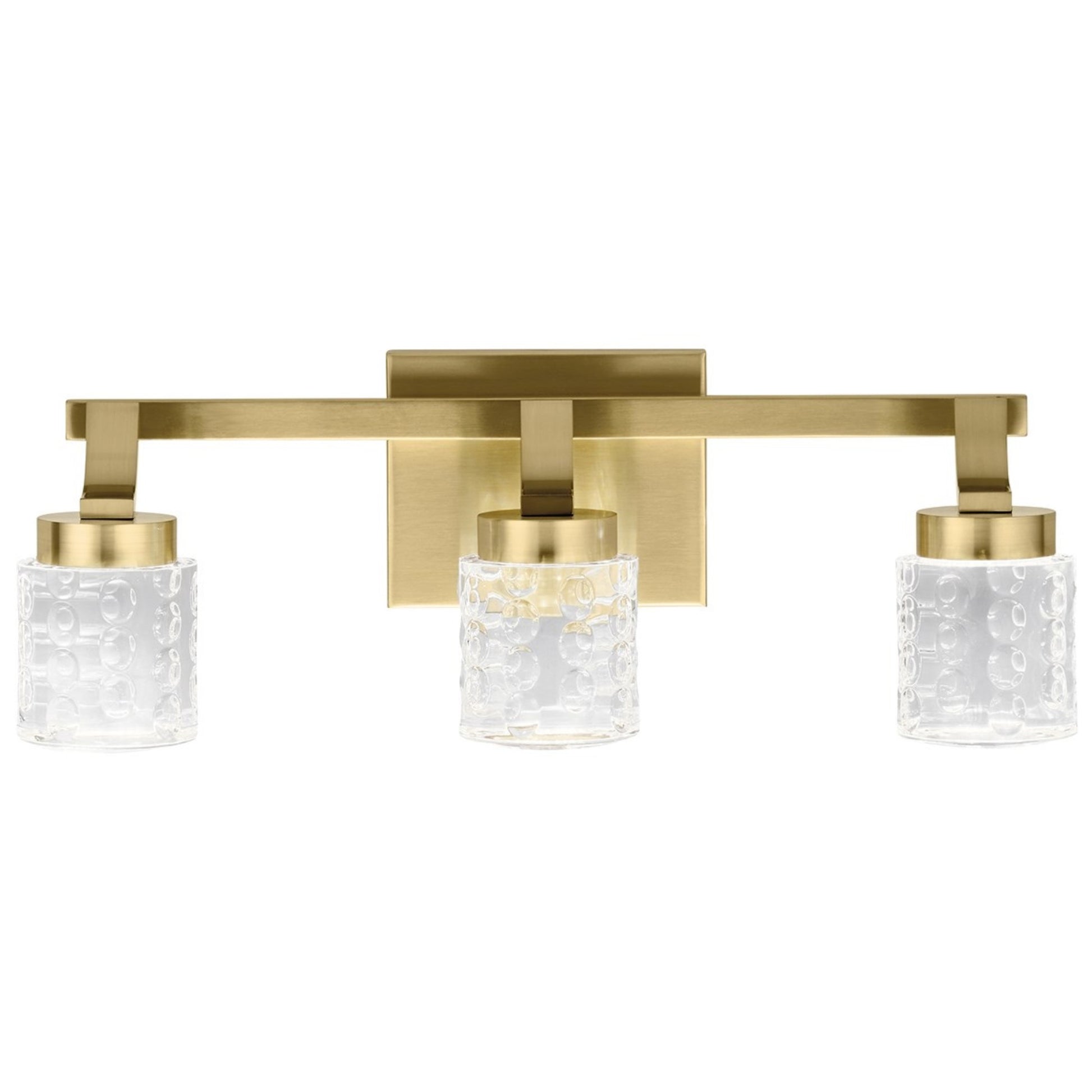 Rene 19" LED Bath Vanity Light, Champagne Gold Finish - Bees Lighting