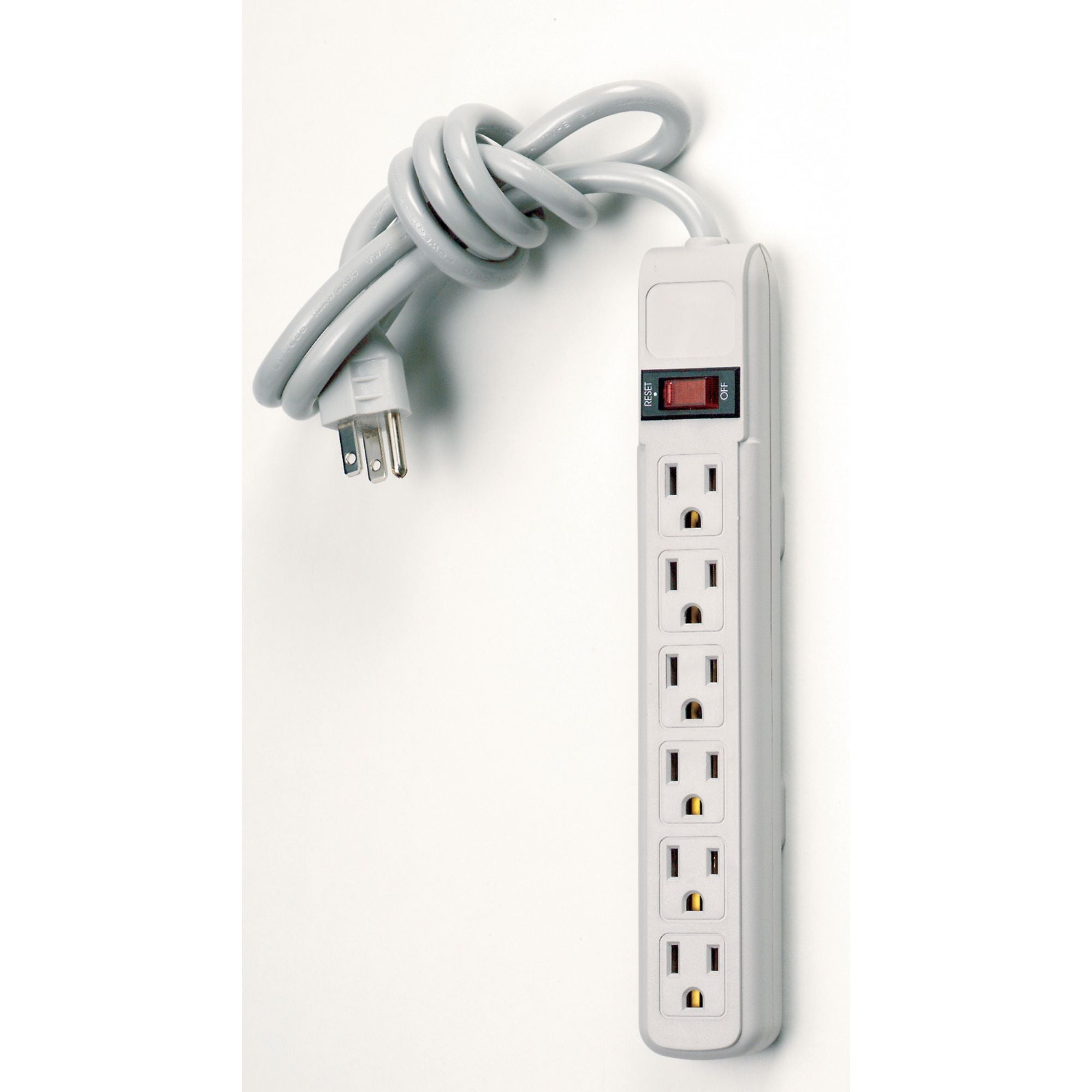 3 ft. Heavy Duty Power Strip 14/3 Gauge SJT White - Bees Lighting