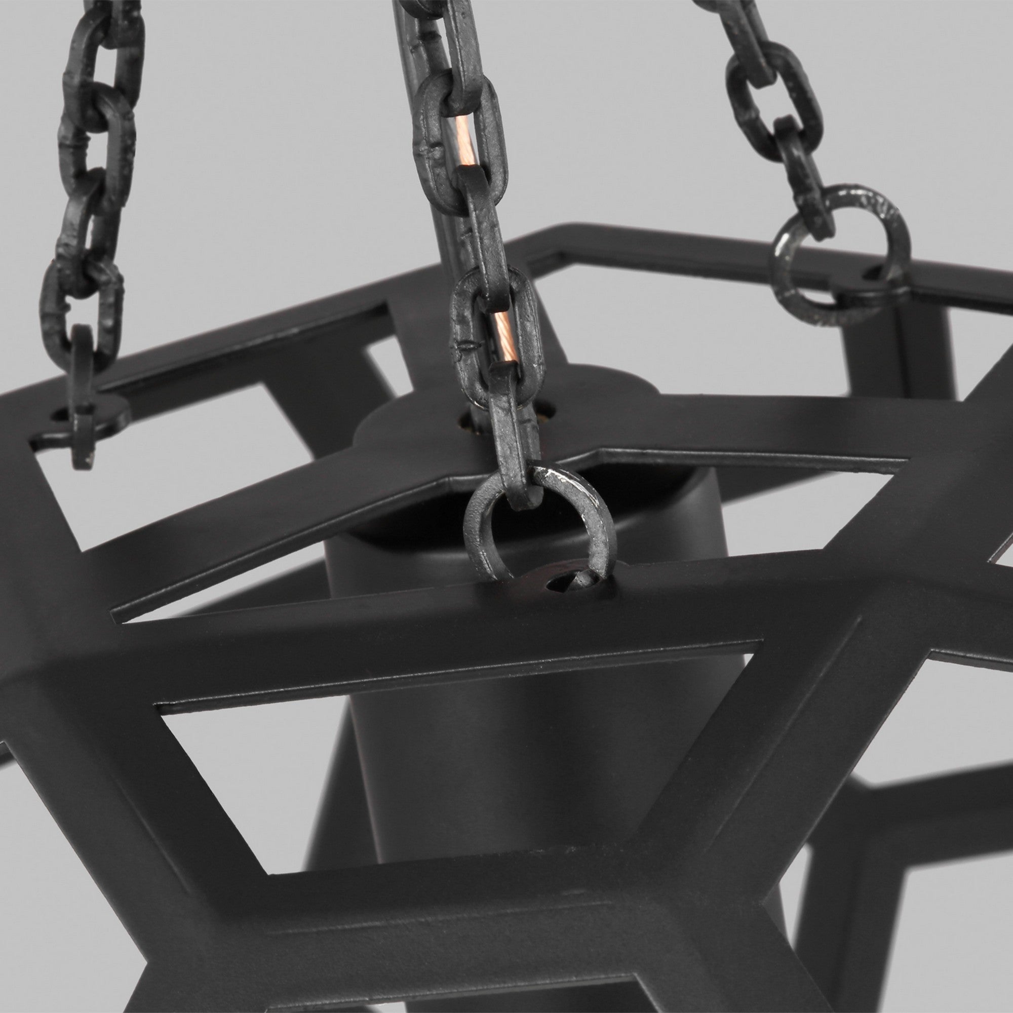 Feccetta 11" Small Pendant, Midnight Black Finish - Bees Lighting