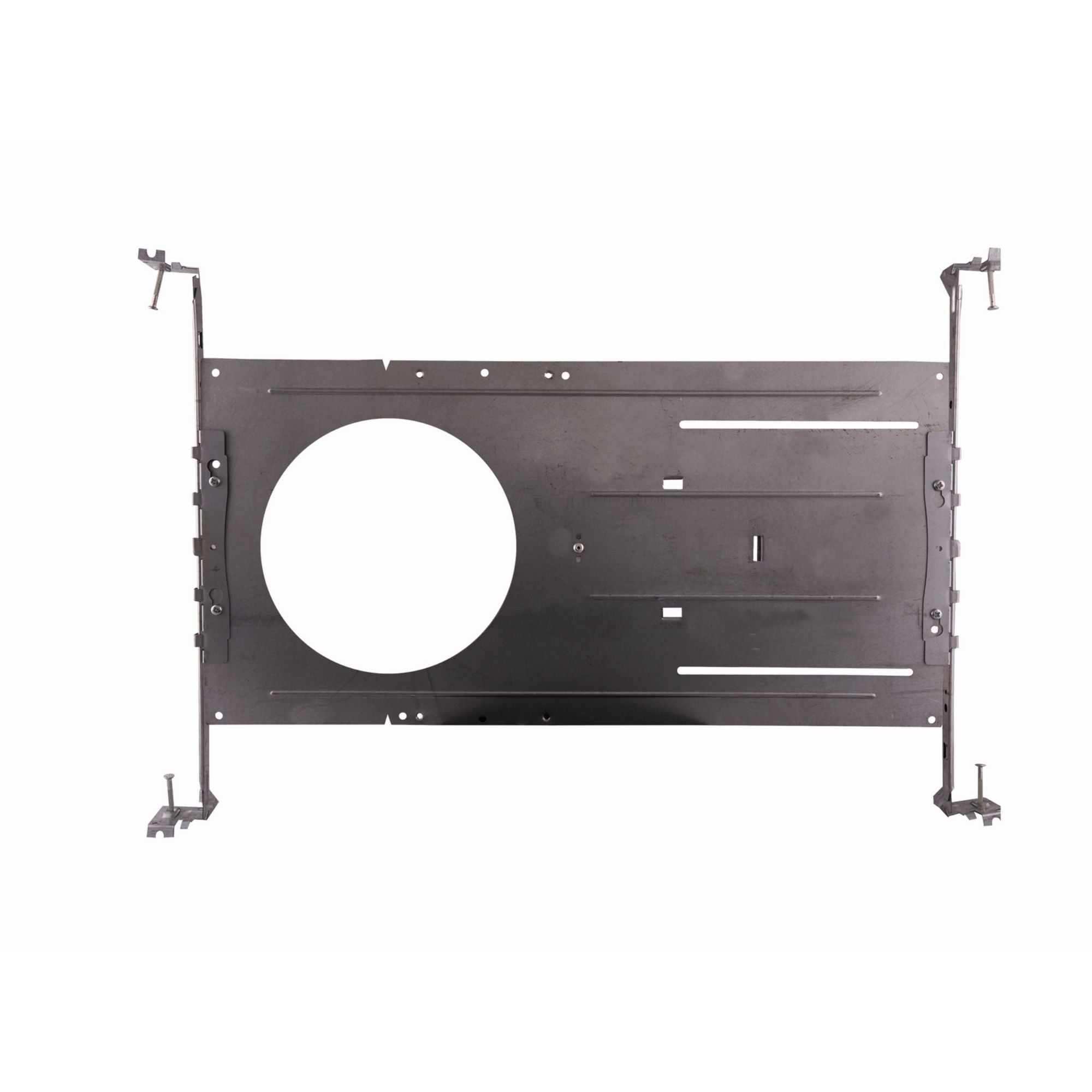 8 inch New Construction Round Mounting Plate with Hanger Bars - Bees Lighting