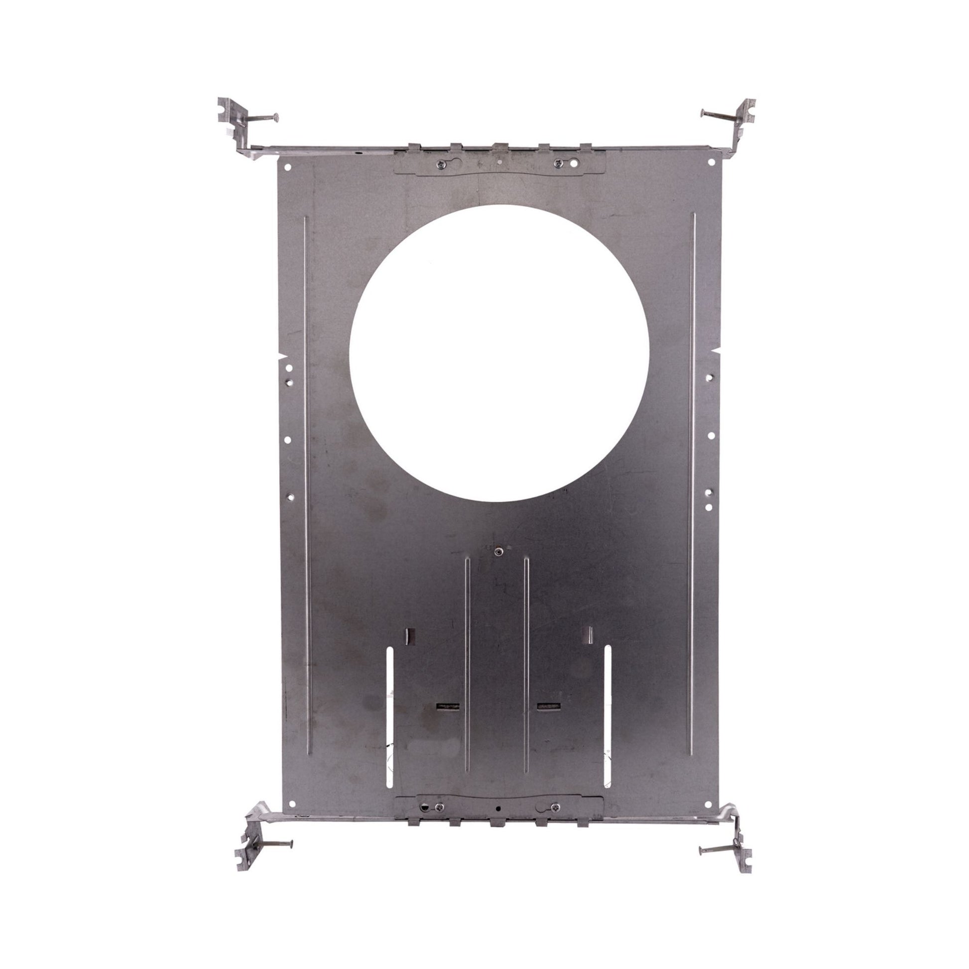 8 inch New Construction Round Mounting Plate with Hanger Bars - Bees Lighting