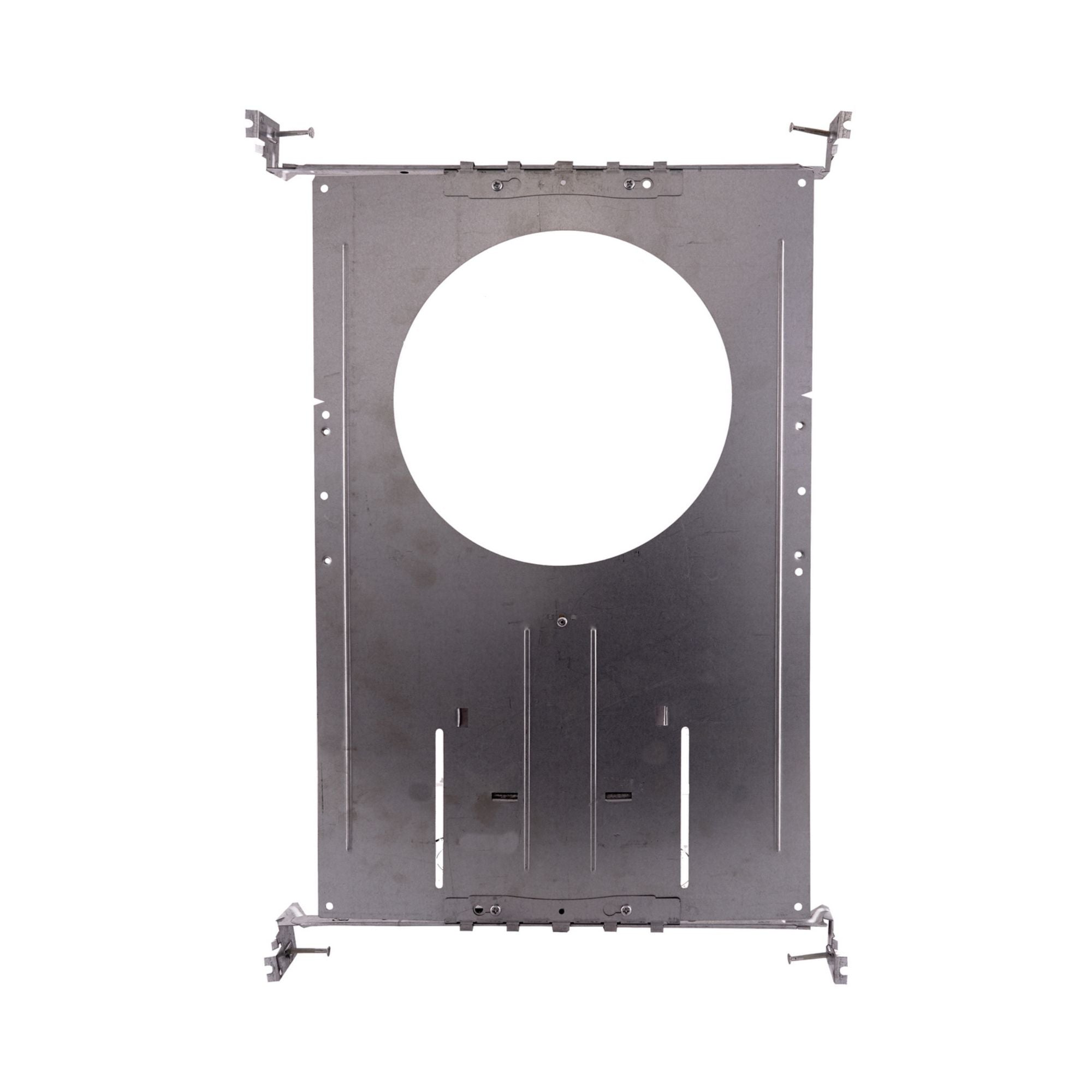 8 inch New Construction Round Mounting Plate with Hanger Bars - Bees Lighting