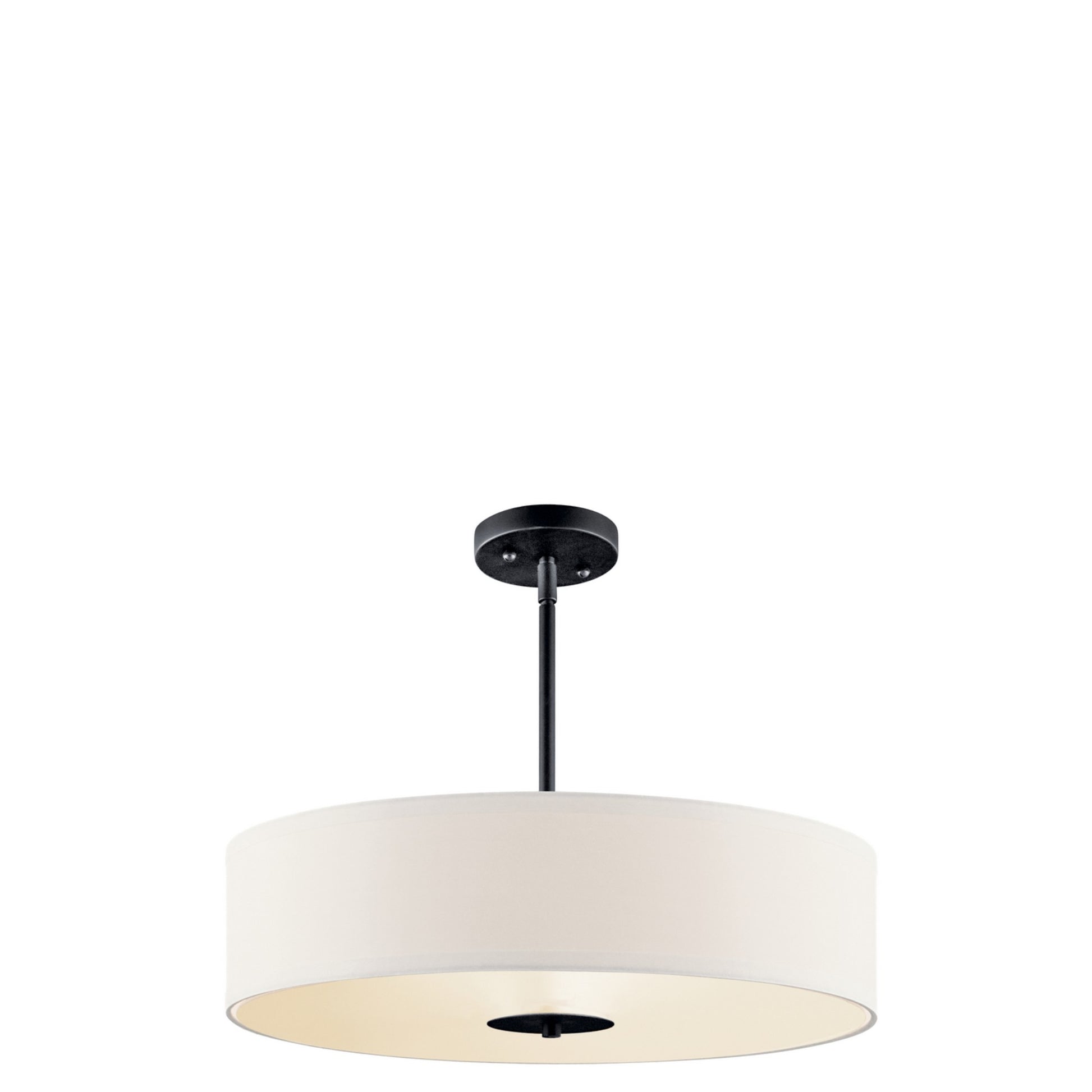 20" 3-Light Convertible Pendant, Black Finish - Bees Lighting