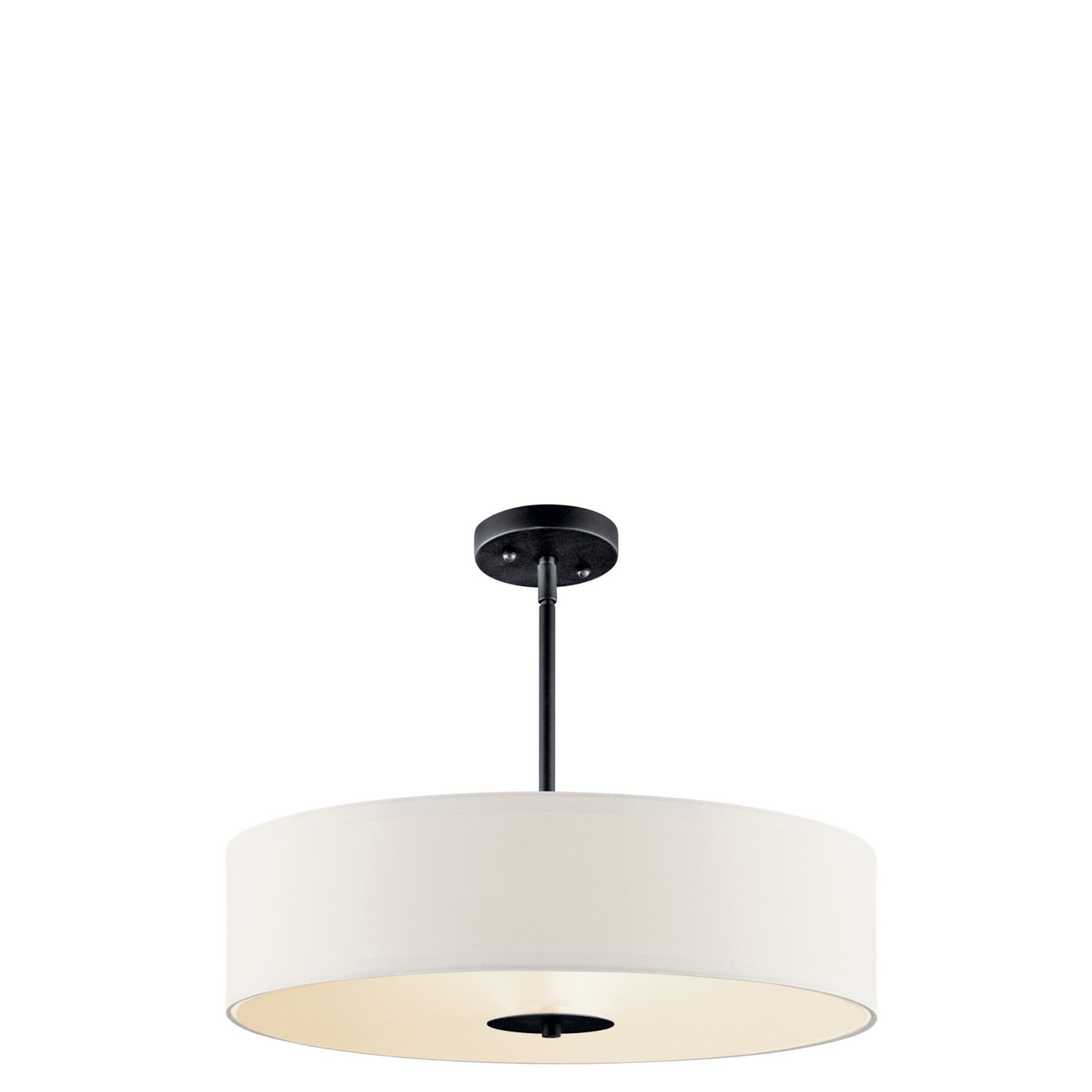 20" 3-Light Convertible Pendant, Black Finish - Bees Lighting