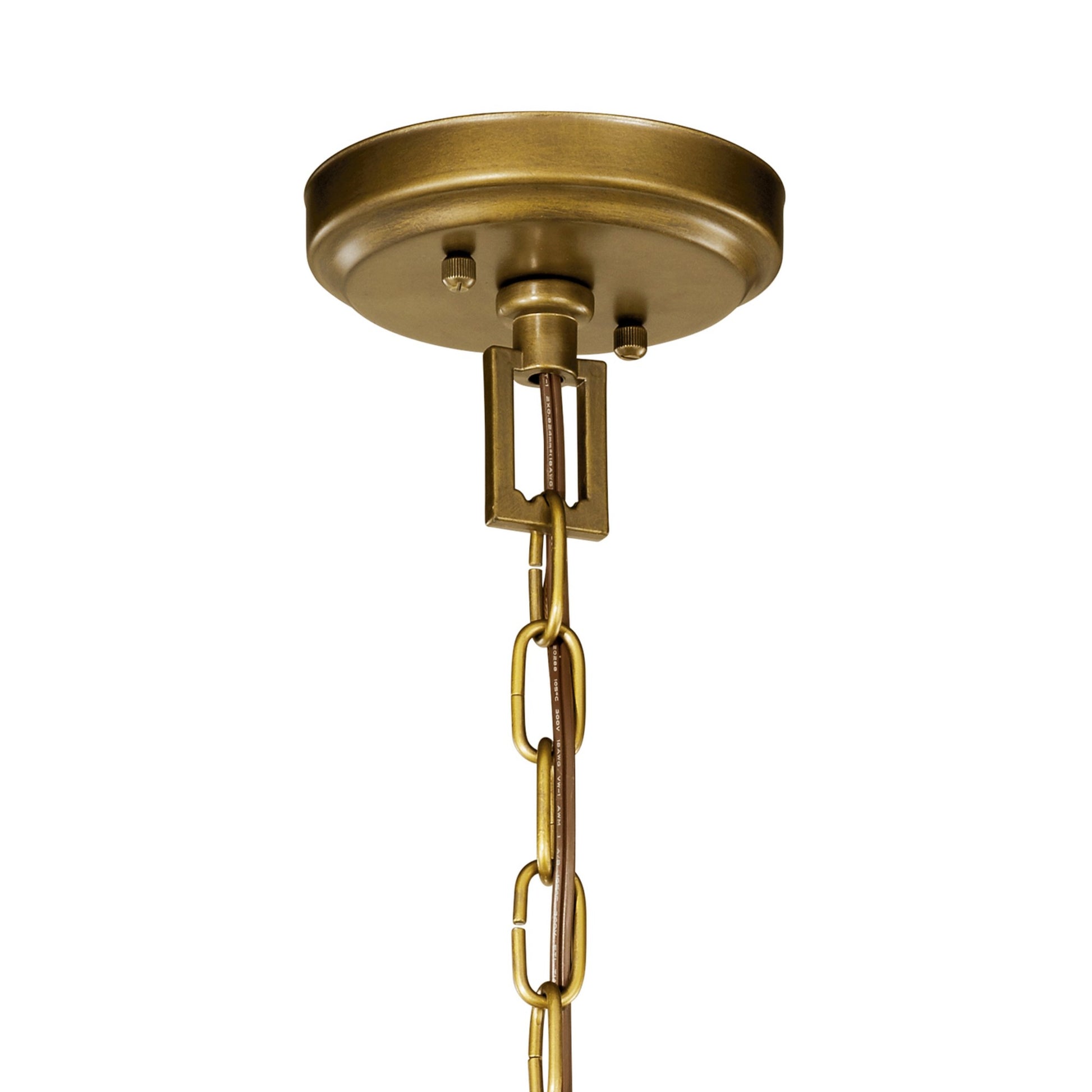Morrigan 15" 4-Light Mini Chandelier, Natural Brass Finish - Bees Lighting