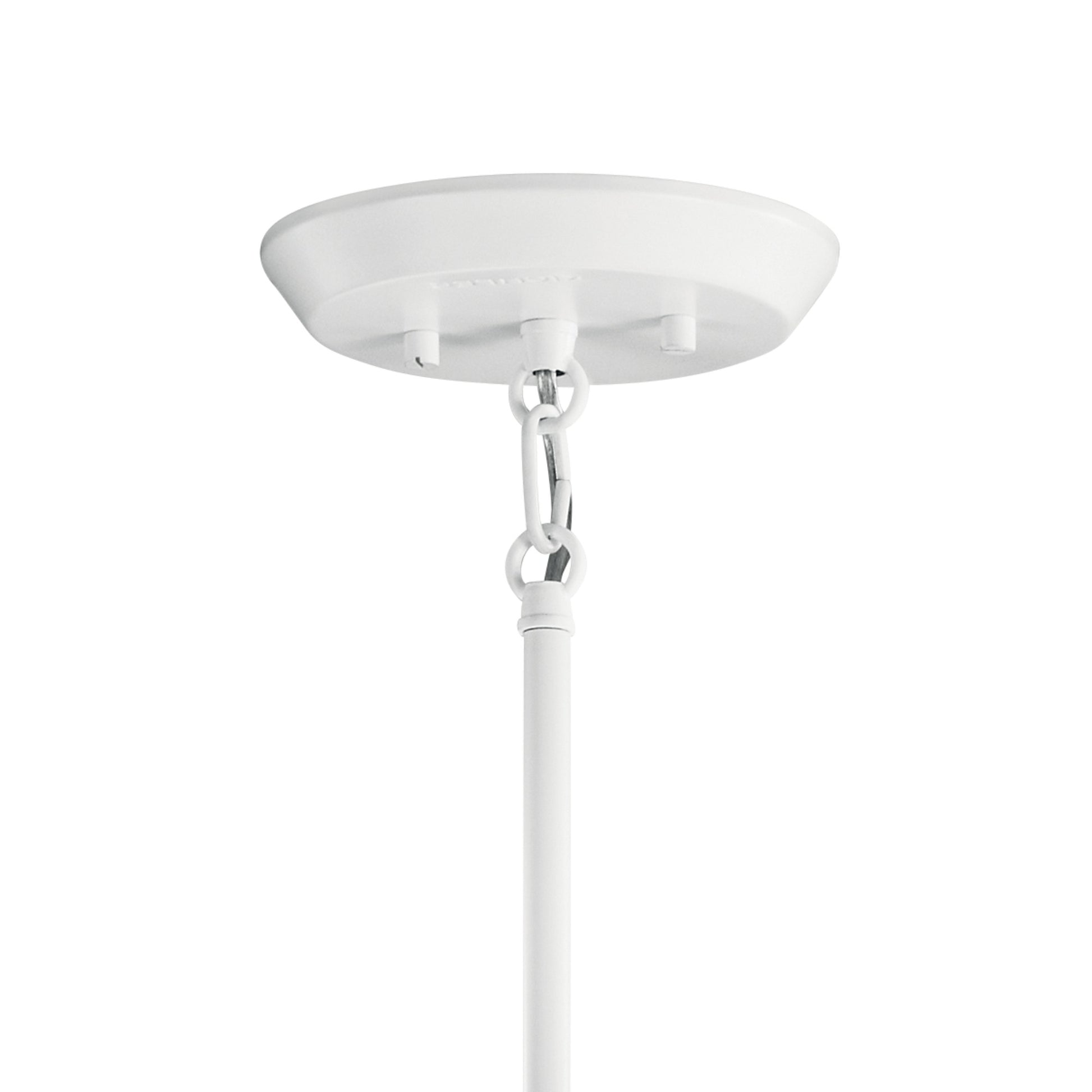 Armstrong 20" 6-Light Chandelier, White Finish - Bees Lighting